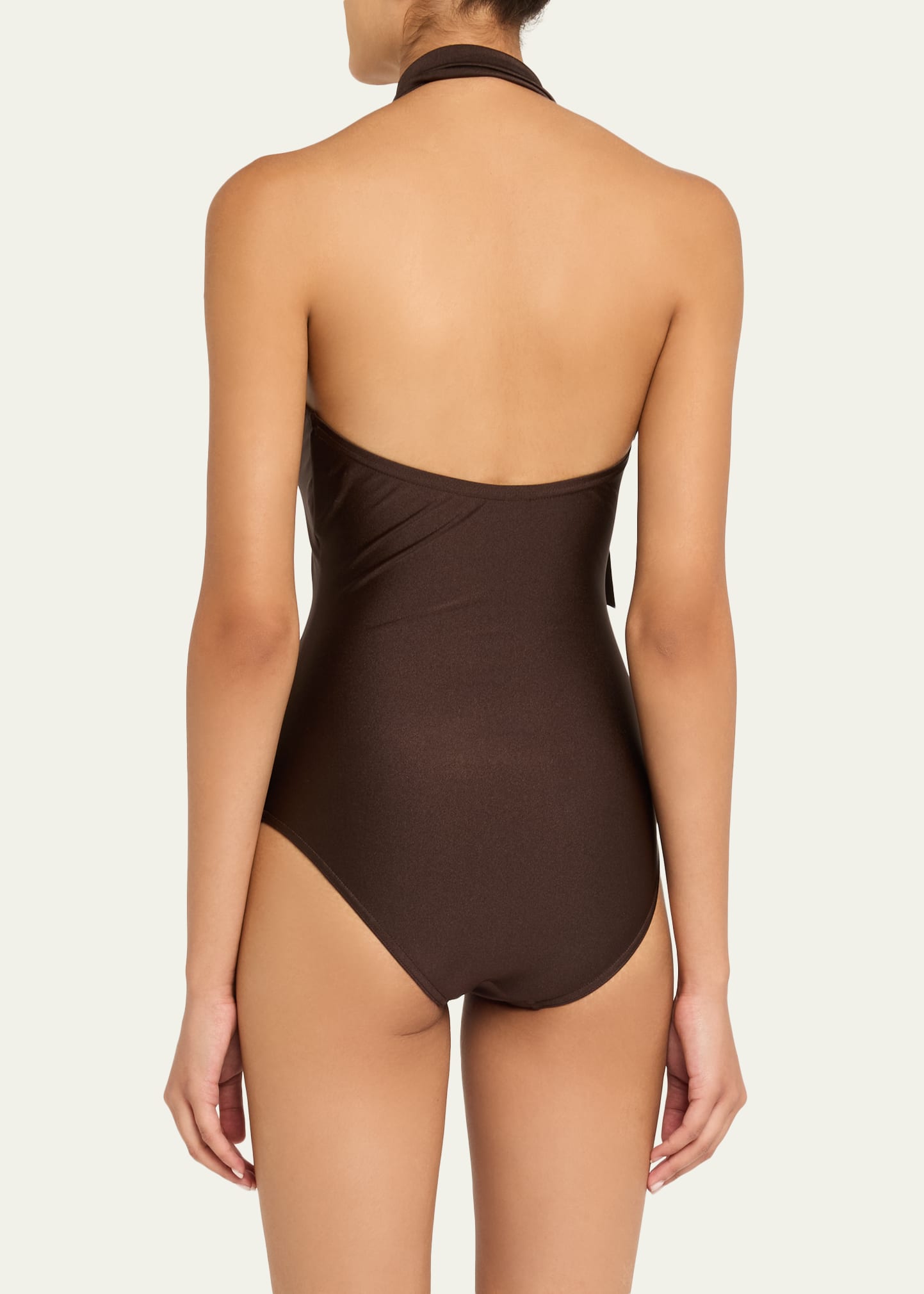 Zimmermann Awaken Tie Neck One-Piece Swimsuit - Bergdorf Goodman