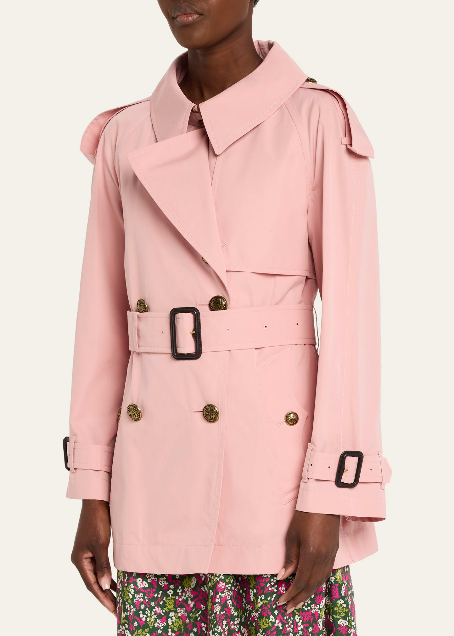 Burberry Fitzrovia Short Belted Trench Coat - Bergdorf Goodman