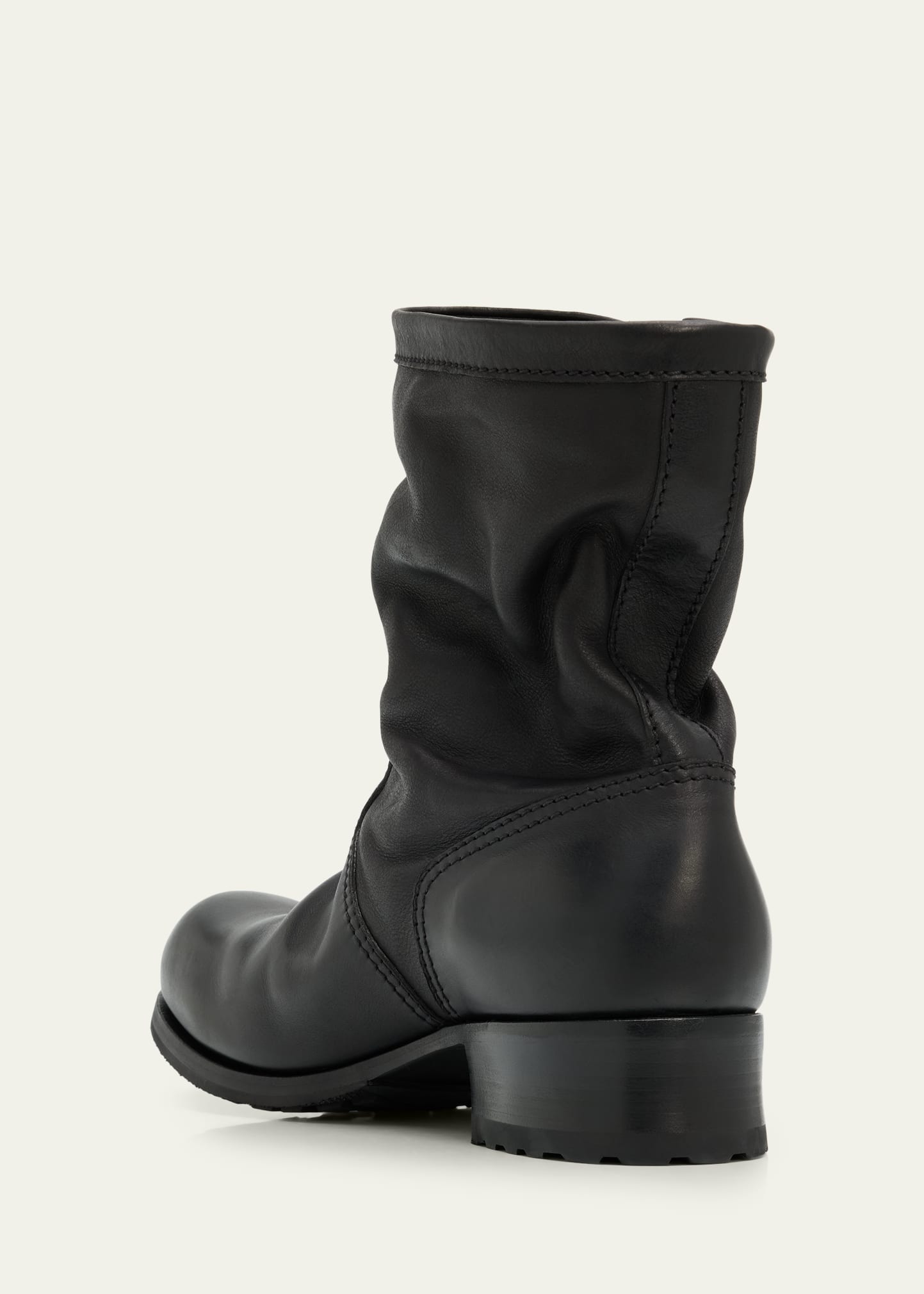 Prada Men's Leather Mid-Calf Boots - Bergdorf Goodman