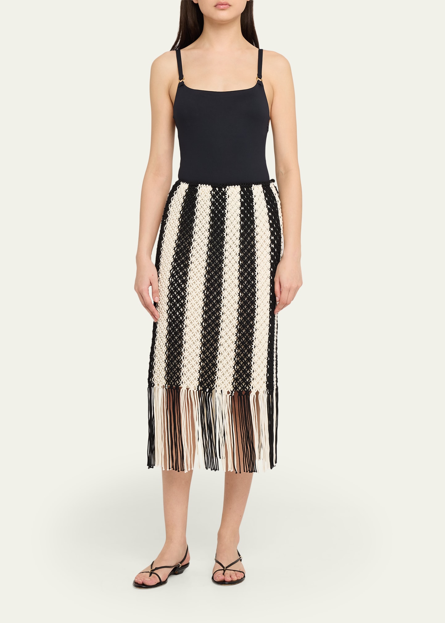 Zimmermann Wanderlust Macrame Maxi Skirt - Bergdorf Goodman
