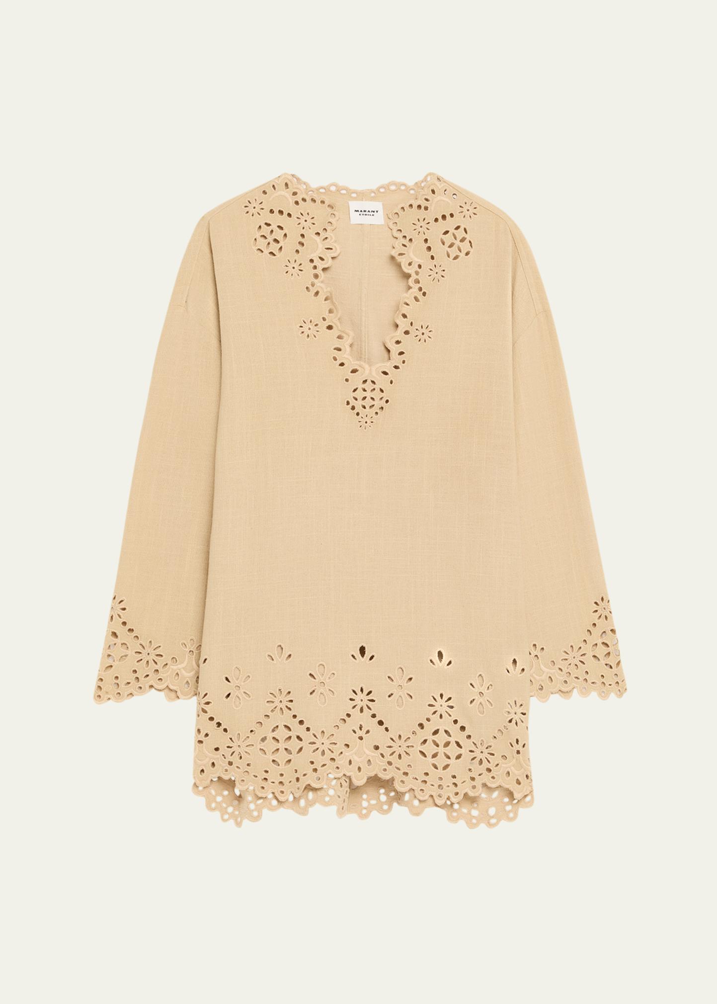 Etoile Isabel Marant Sherazade Long-Sleeve Tunic Dress - Bergdorf