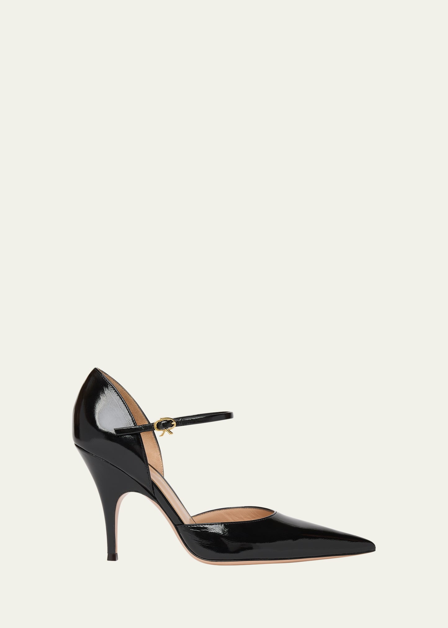 Gianvito Rossi 95mm Sofia Patent Leather d'Orsay Pumps - Bergdorf