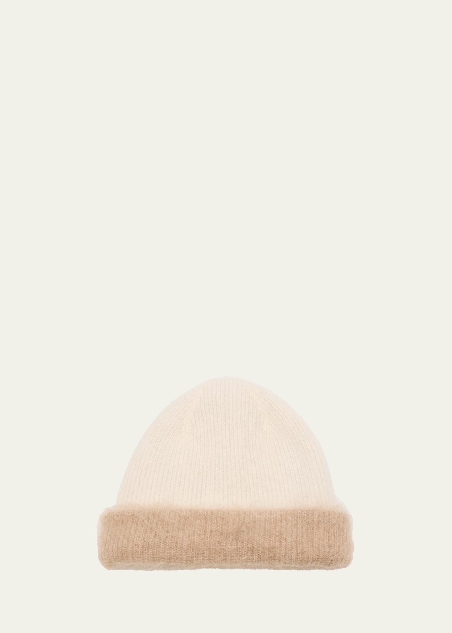 Guest in Residence Grizzly Reversible Cashmere Beanie 