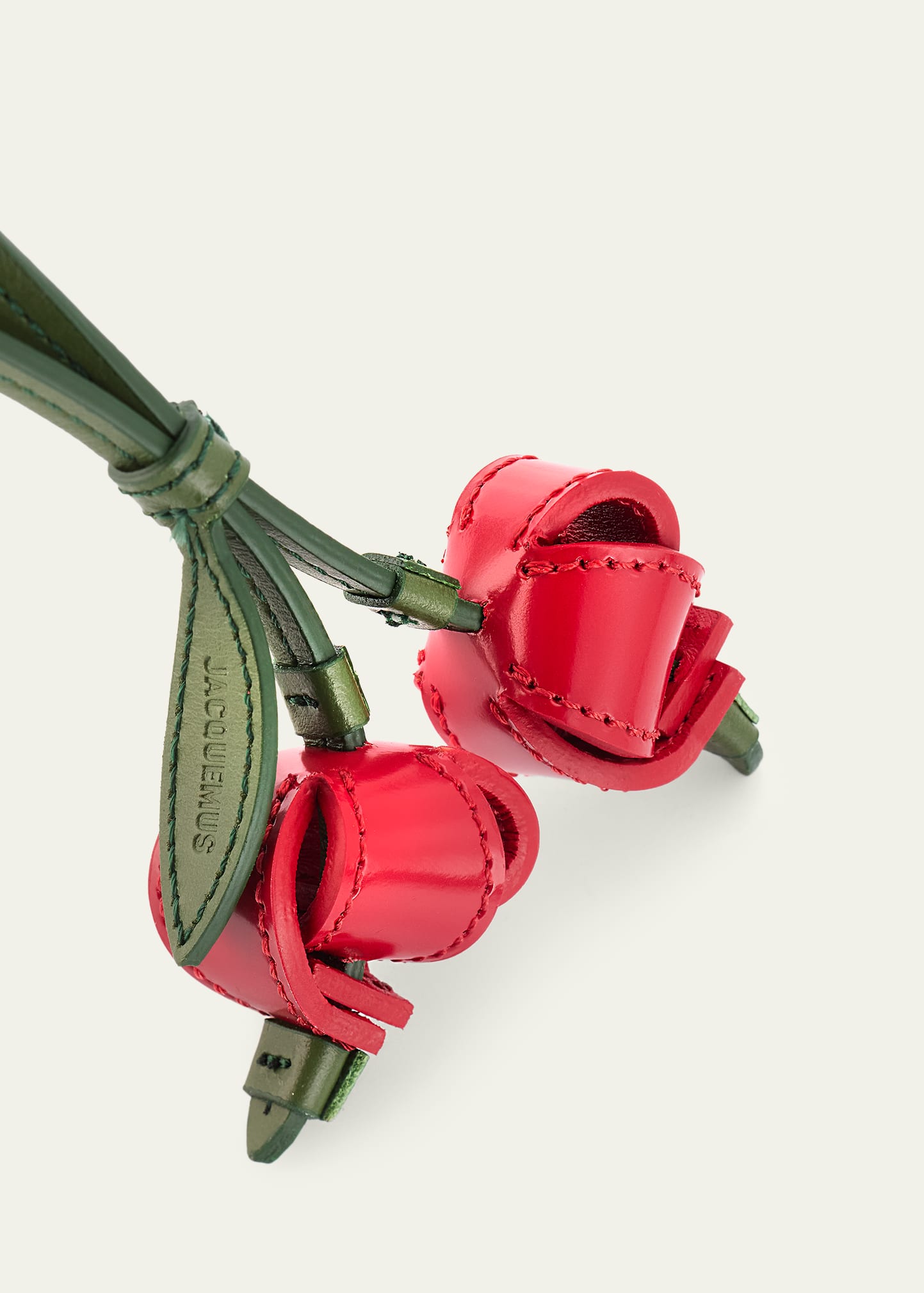 jacquemusレザーキーホルダー11747391 Jacquemus Les Cerises Origami Cherry Leather Bag Charm - Bergdorf