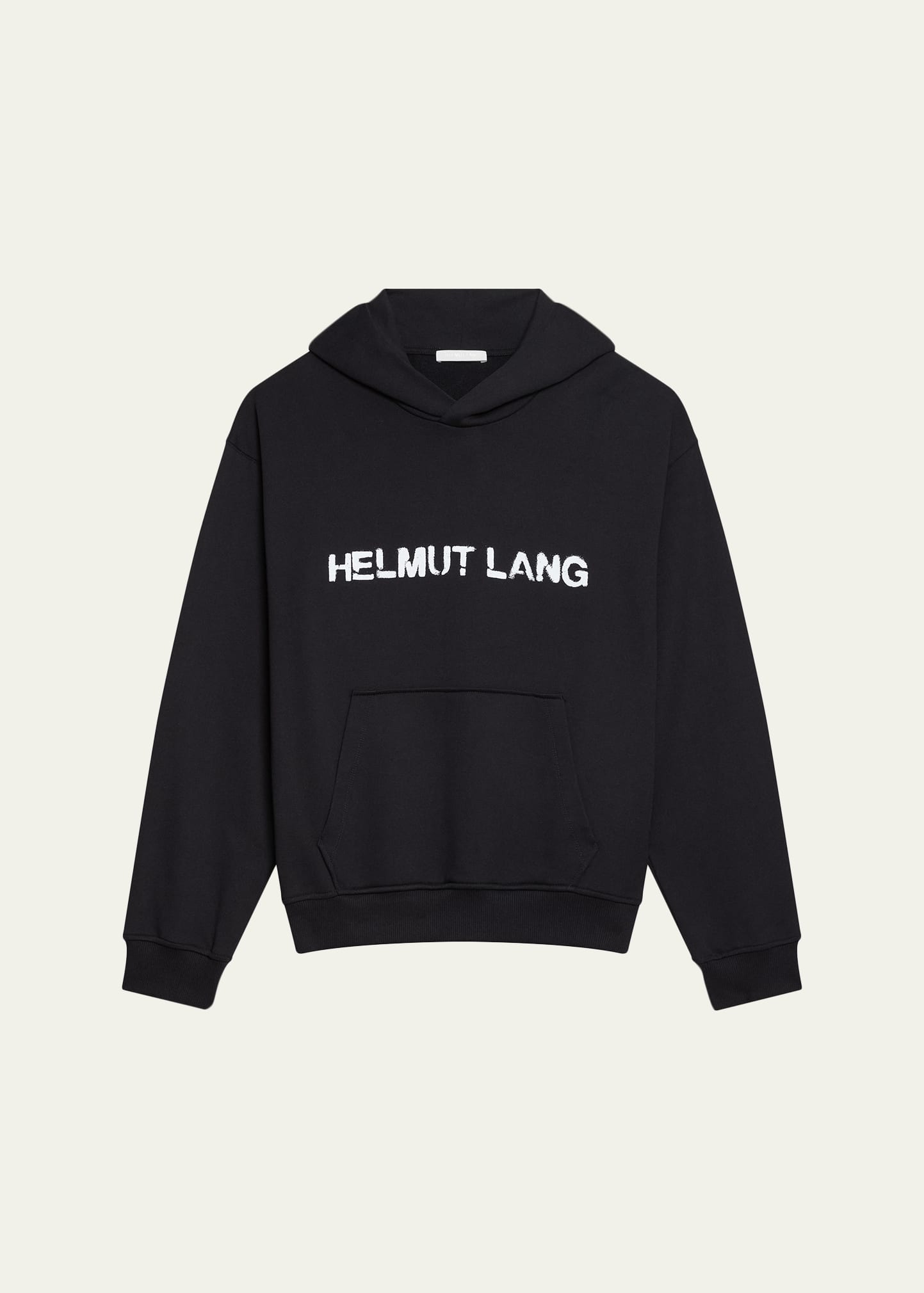 Helmut Lang Men's Relaxed-Fit Stencil Cotton Hoodie - Bergdorf Goodman