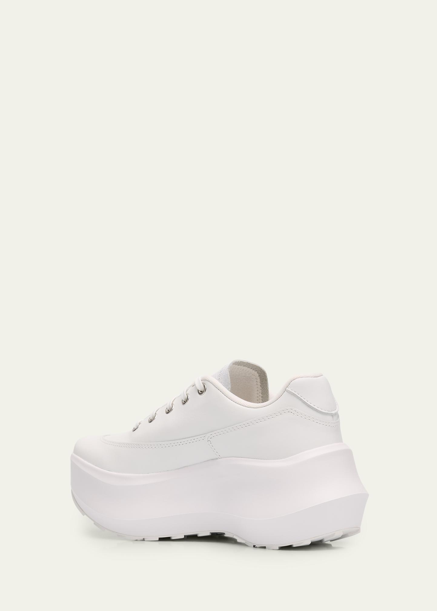 CDG Play x Salomon SR811 Leather Platform Sneakers - Bergdorf Goodman