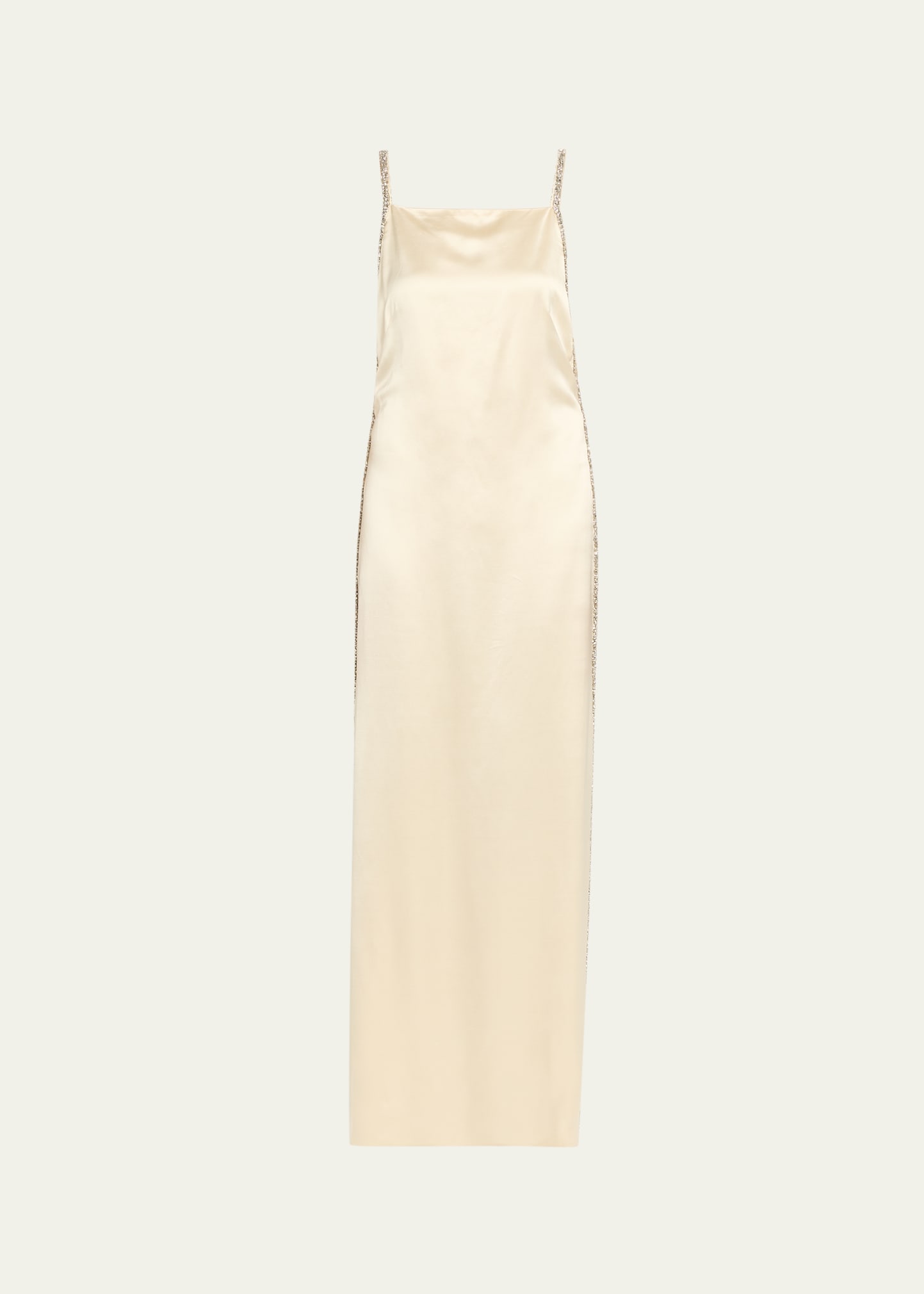 sachin and babi light blue dress Silk Slip Dress Champagne Color Outfit main image 1