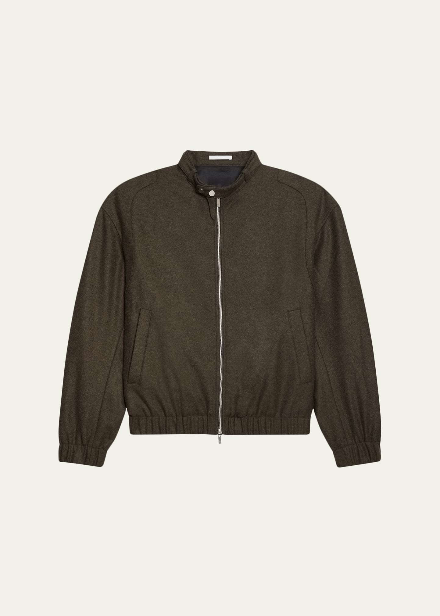 Helmut Lang Men's Belted Wool-Blend Bomber Jacket - Bergdorf Goodman