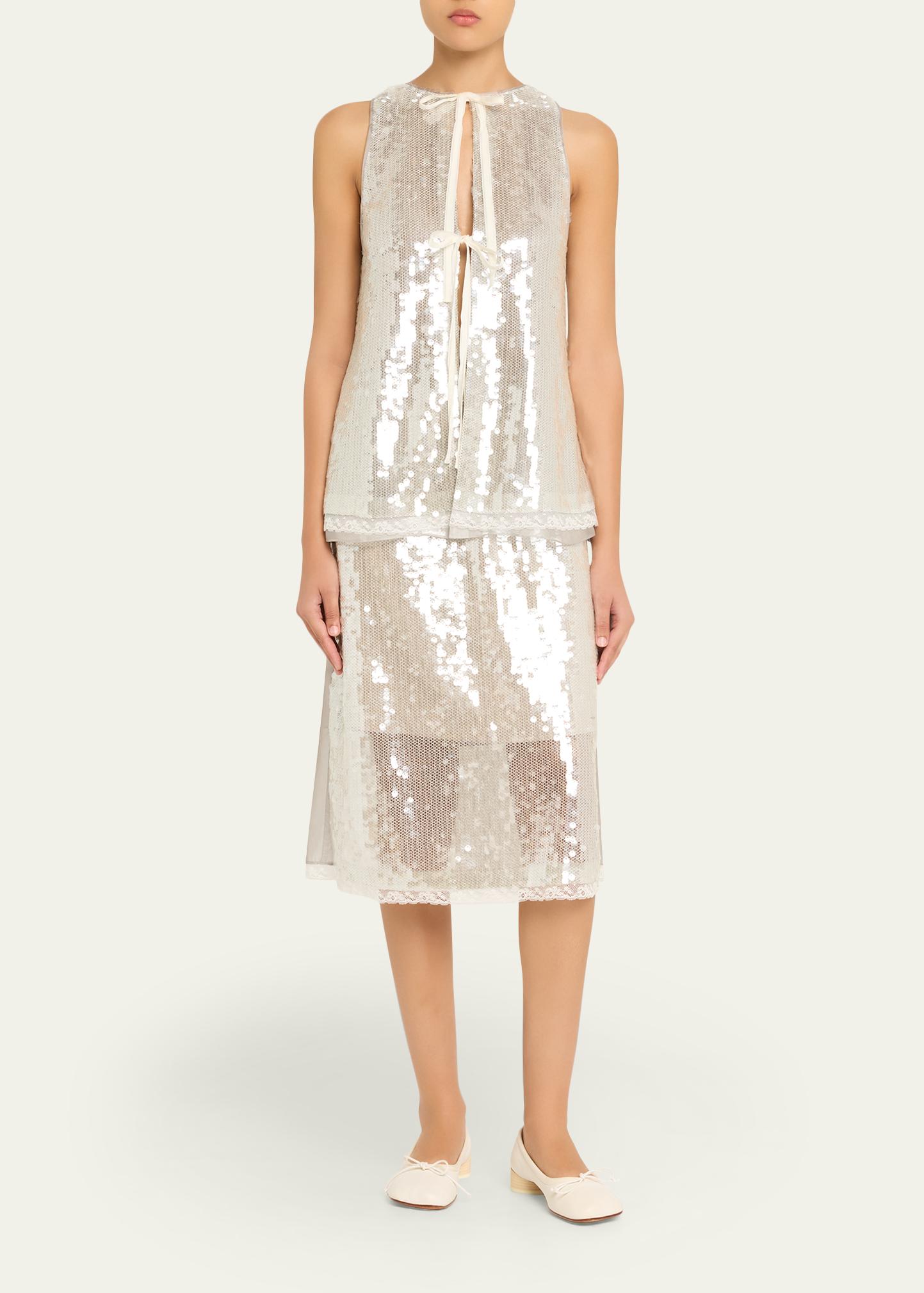 3.1 Phillip Lim Sequined Drawstring Skirt - Bergdorf Goodman