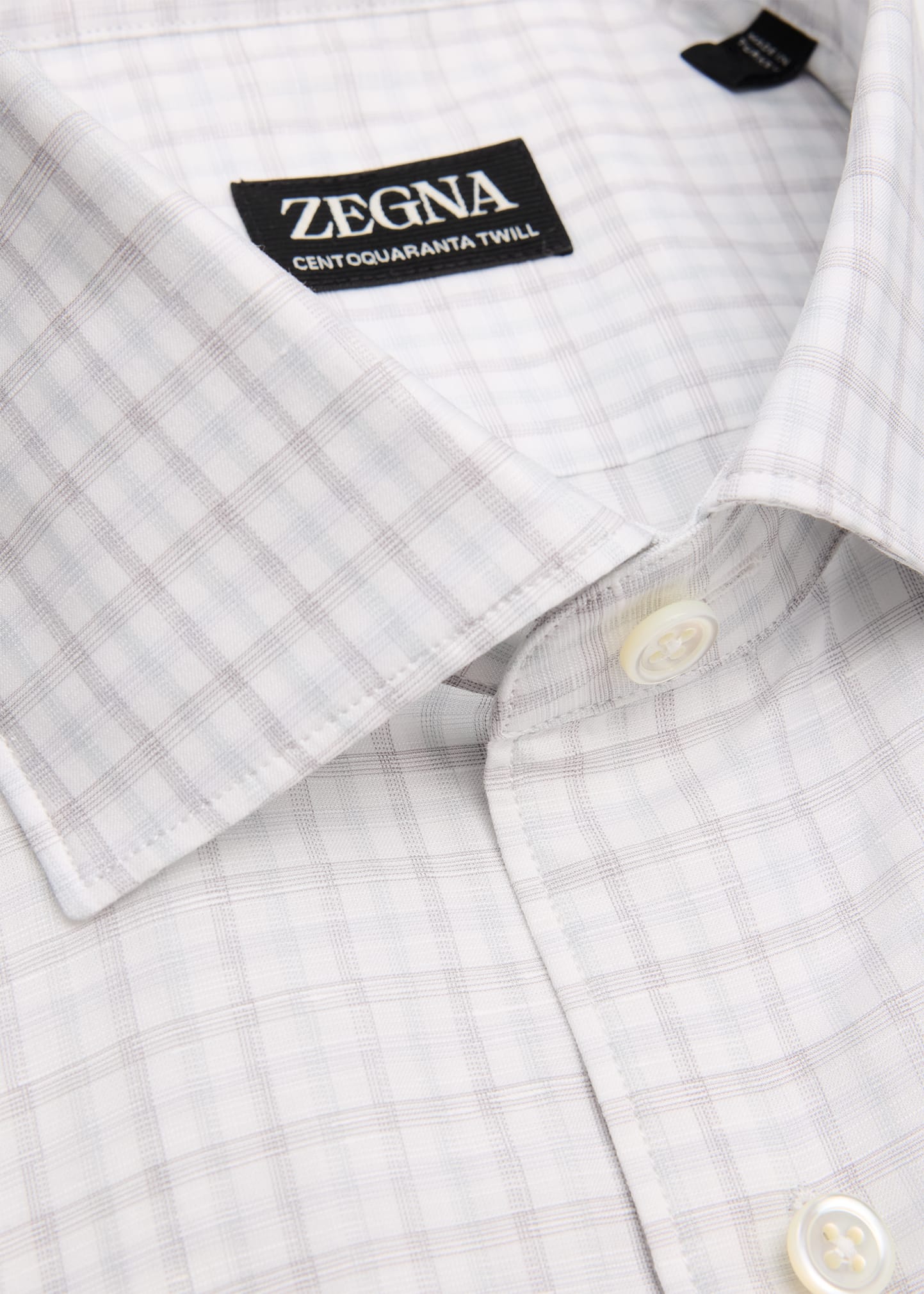 ZEGNA Men's Plaid Cotton-Linen Shirt - Bergdorf Goodman