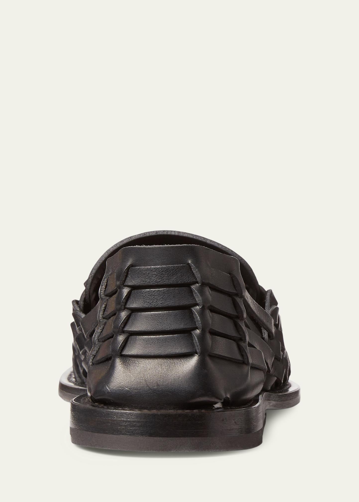 RL Purple Label Handwoven Leather Sandal Ralph Lauren Purple Label Handwoven Leather Sandal  main image 3
