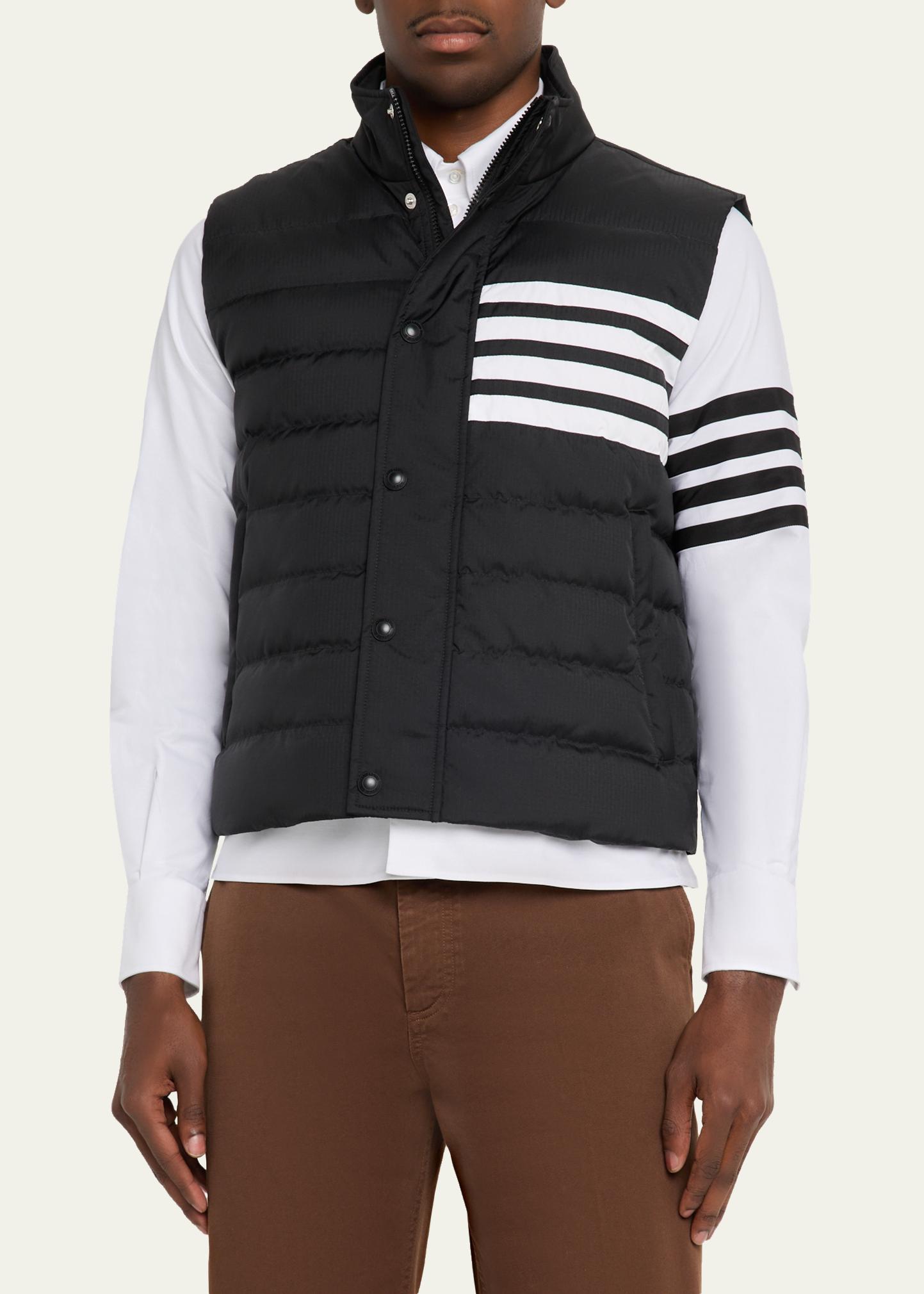 THOM BROWNE アイボリー Vネックベスト　新品 THOM BROWNE アイボリー Vネックベスト 新品 THOM BROWNE アイボリー V