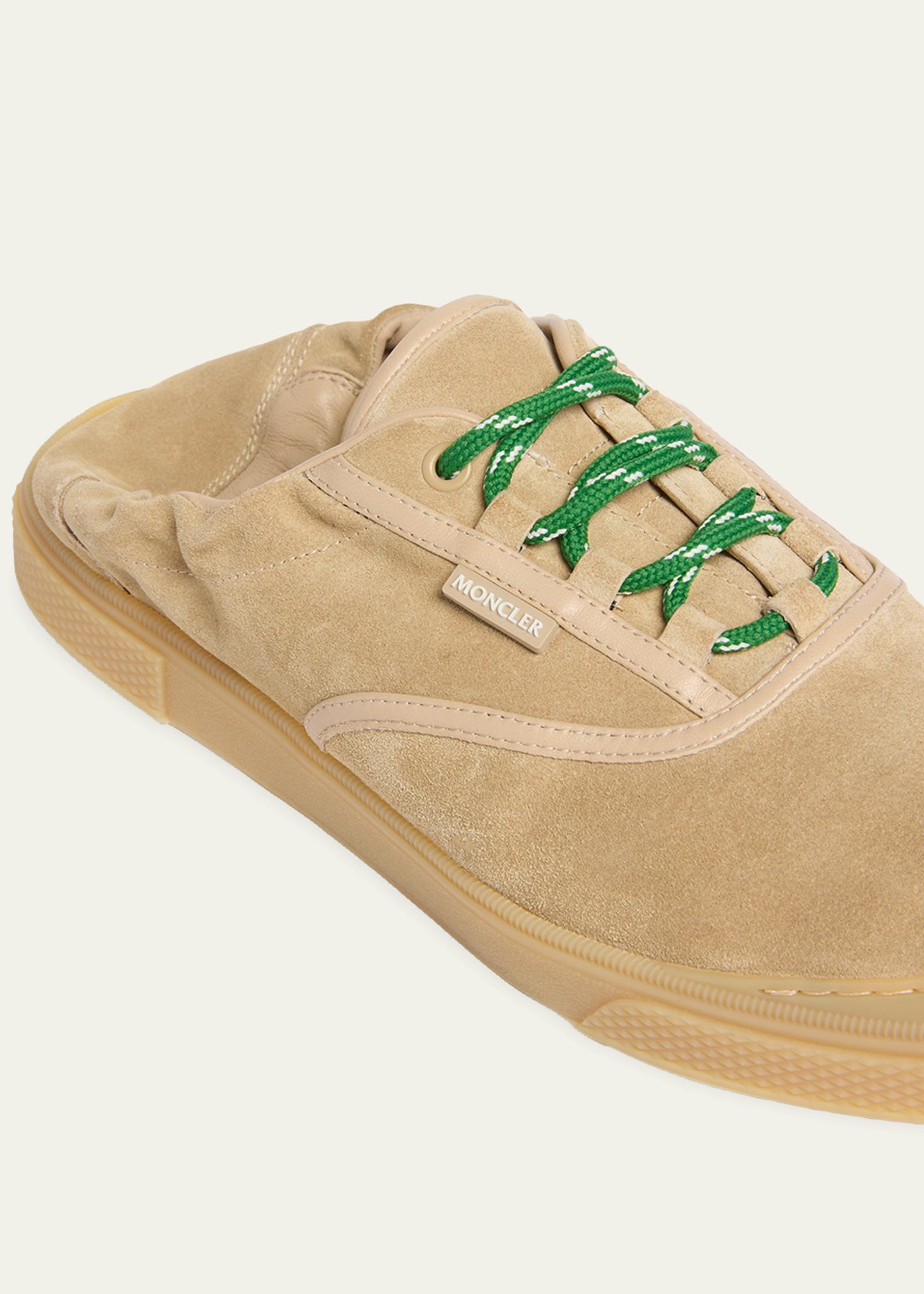 Moncler Men's Vera Leather Low-Top Sneakers - Bergdorf Goodman