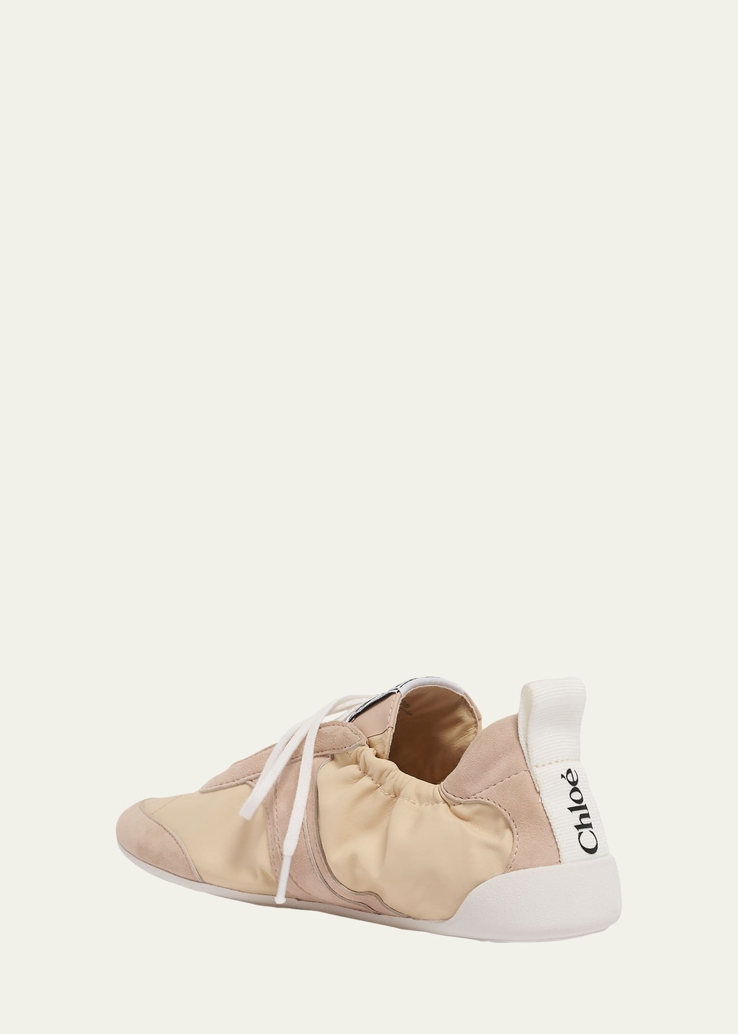 Chloe Kick Mixed Leather Low-Top Sneakers - Bergdorf Goodman