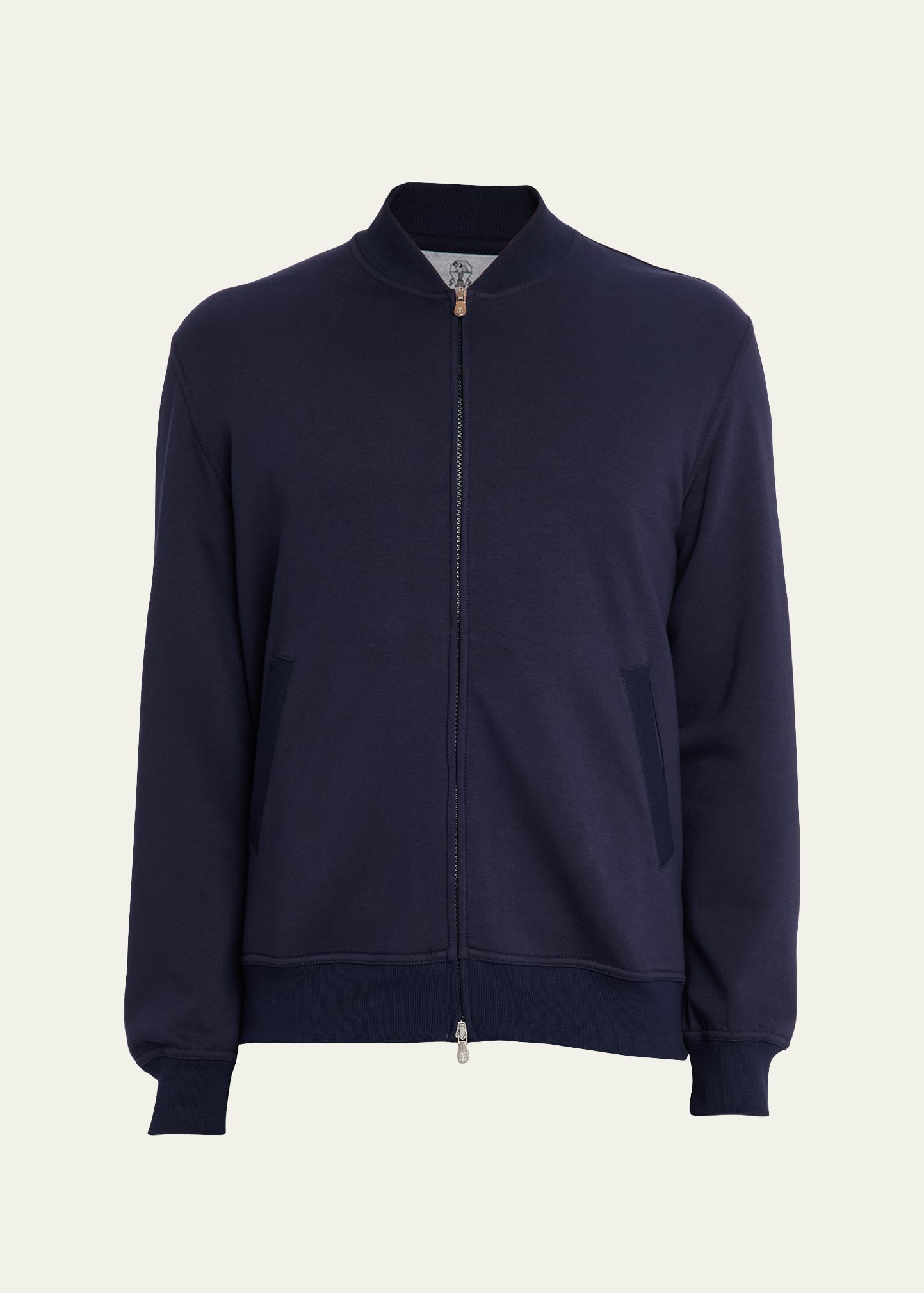 Brunello Cucinelli Men's Cotton Full-Zip Cardigan Sweatshirt