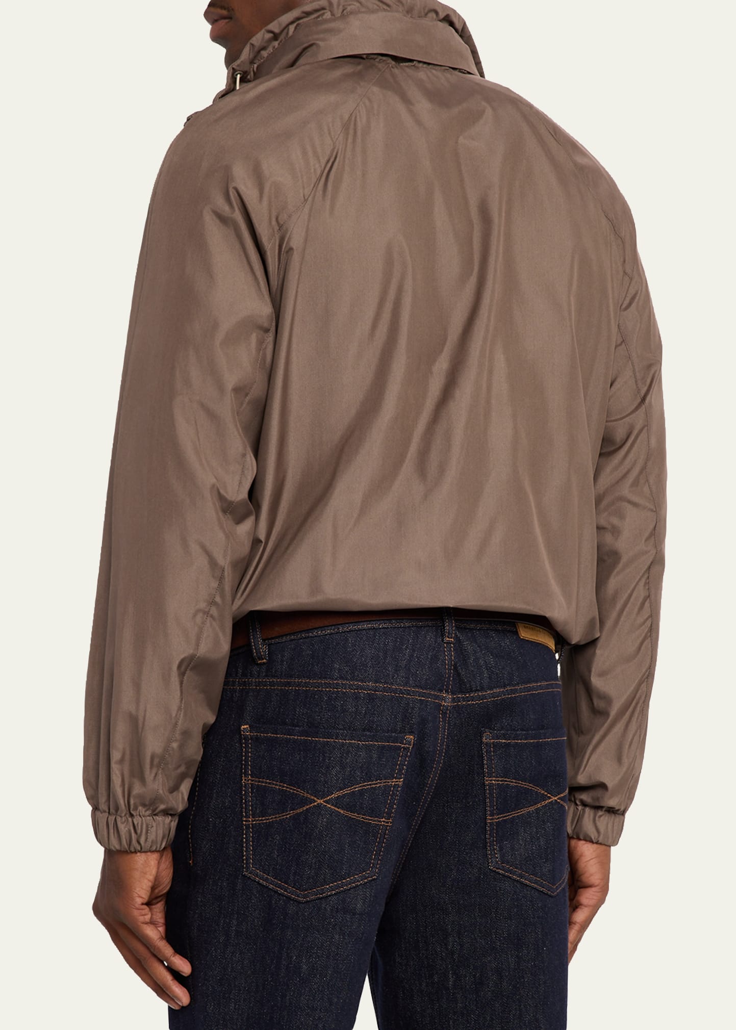 Brunello Cucinelli Men's Unlined Hooded Full-Zip Jacket - Bergdorf