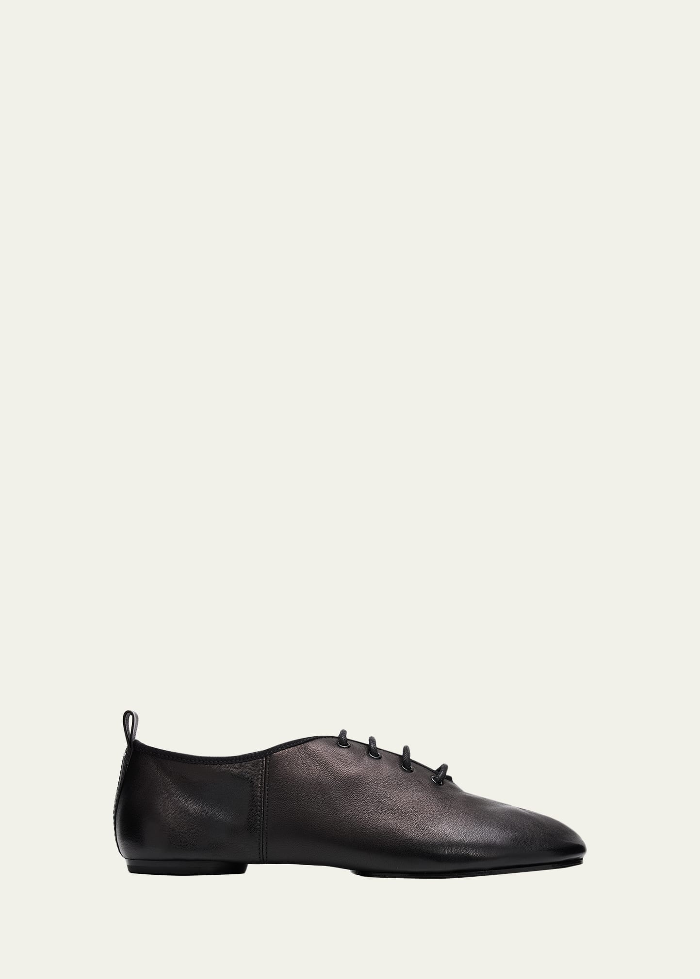 Maison Margiela Tabi Jazz Leather Lace-Up Flats - Bergdorf Goodman