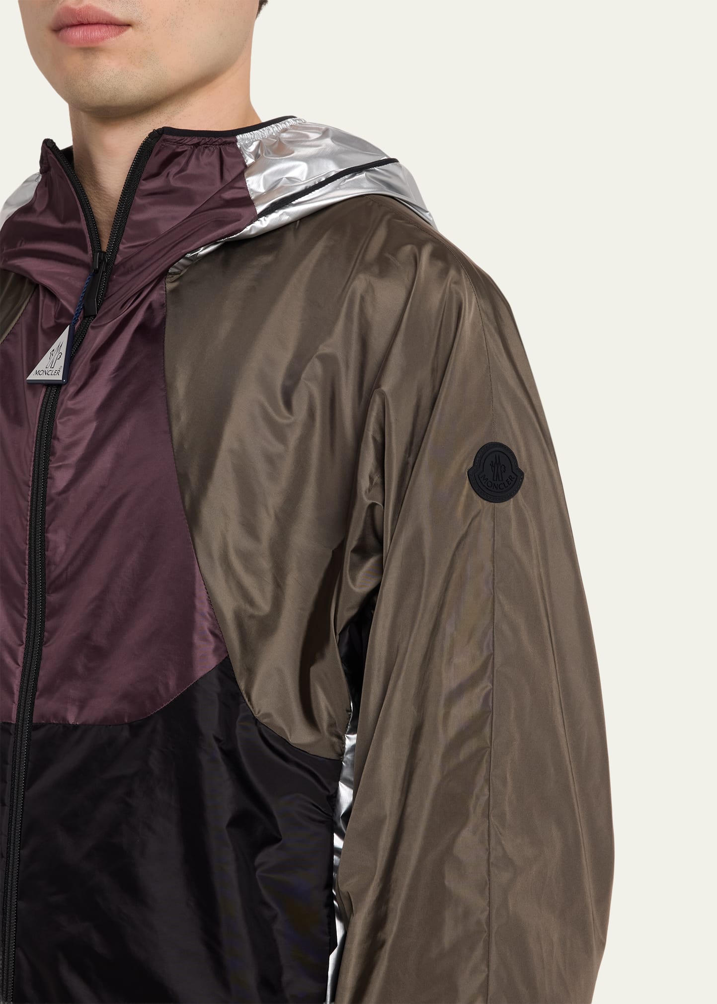 Moncler Men's Sormiou Packable Hooded Wind-Resistant Jacket