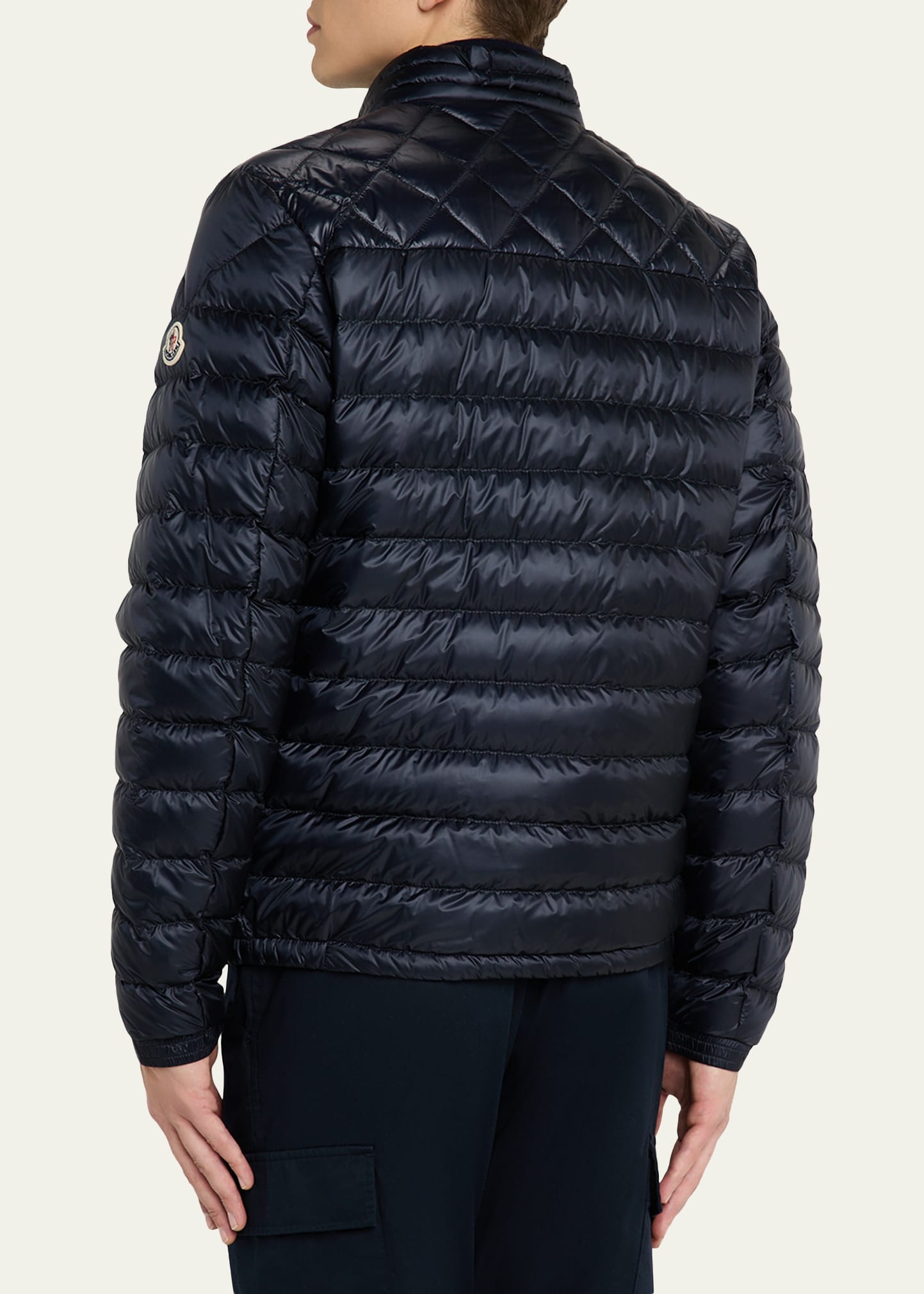 Moncler Men's Quilted Nylon Jacket - Bergdorf Goodman
