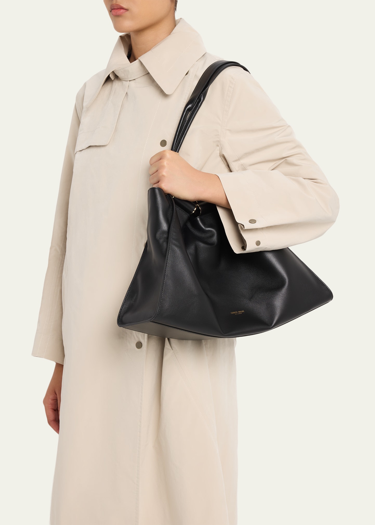 Prada Bicolor Woven Logo Shopper Tote Bag - Bergdorf Goodman