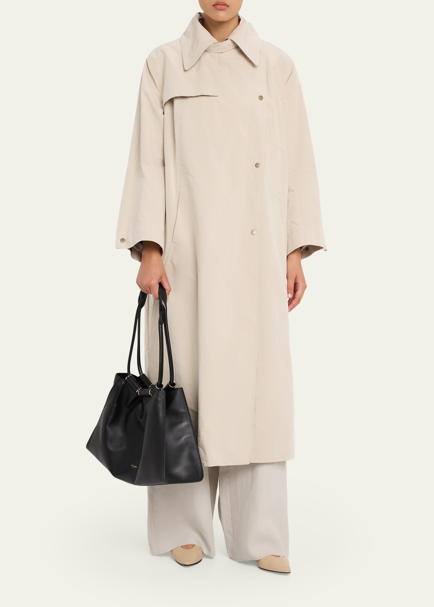 Giorgio Armani Medium Lamb Leather Shopper Tote Bag - Bergdorf Goodman