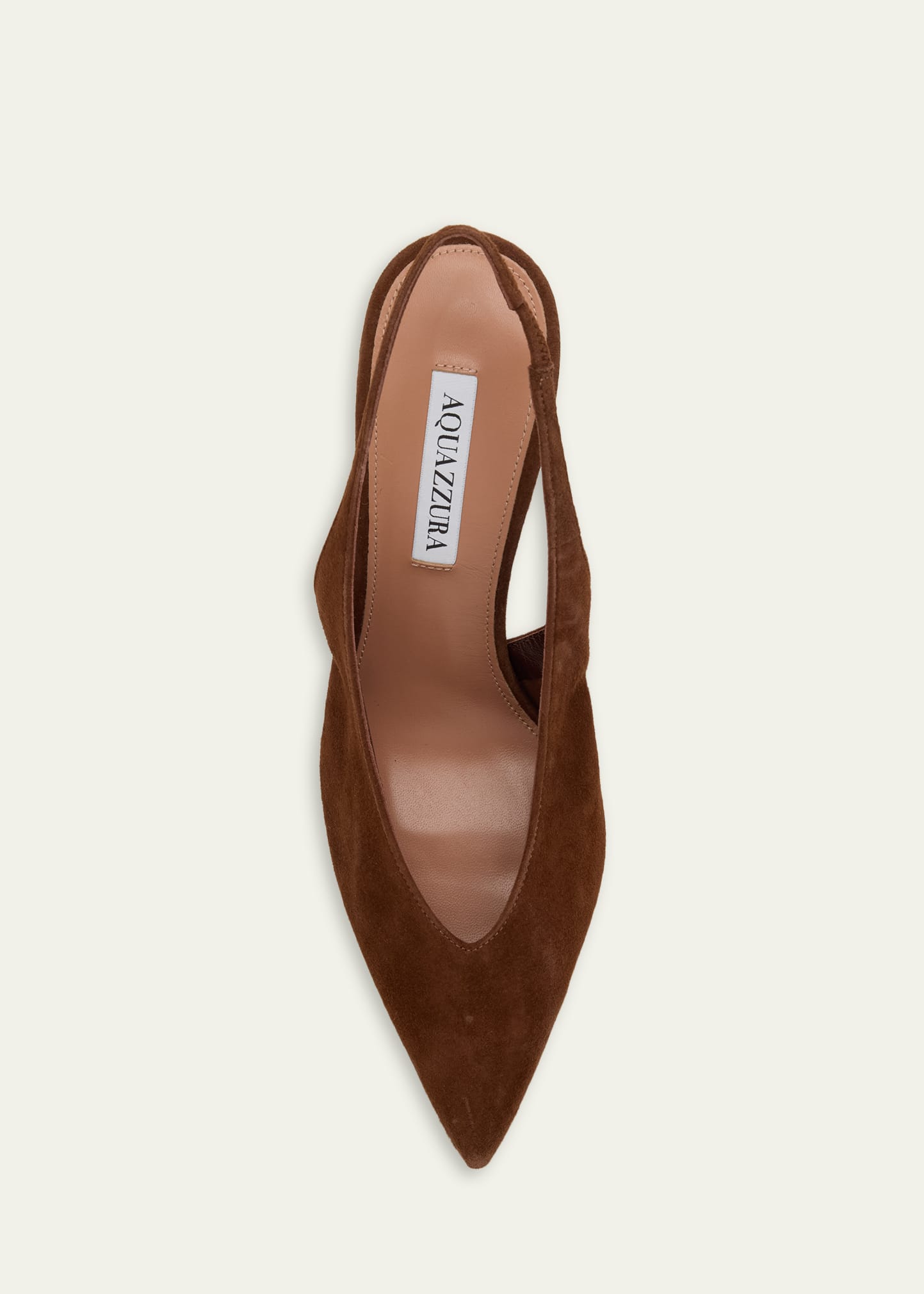 Aquazzura 85mm Voltaire Suede Slingback Pumps - Bergdorf Goodman