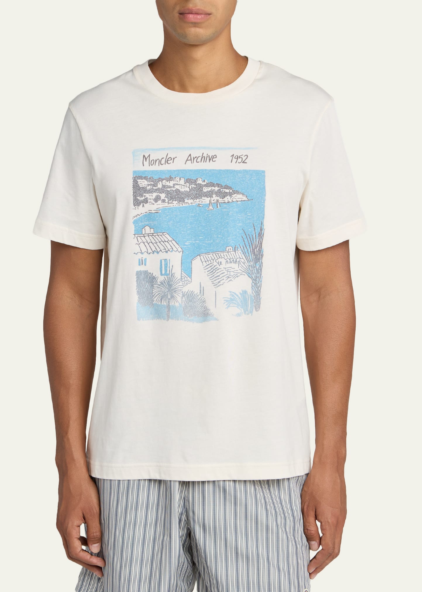 Moncler Men's Moncler Archive 1952 Cotton T-Shirt - Bergdorf Goodman