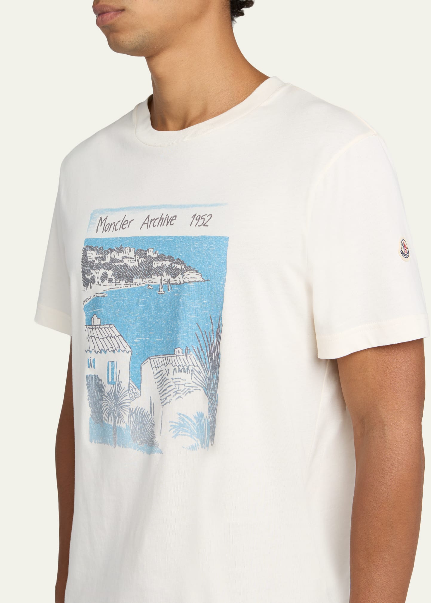 Moncler Men's Moncler Archive 1952 Cotton T-Shirt - Bergdorf Goodman