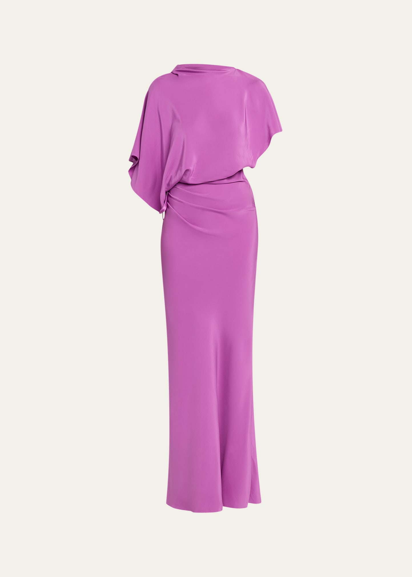 christopher esber satin burnout maxi dress Christopher Esber Satin Burnout Maxi Dress in Green