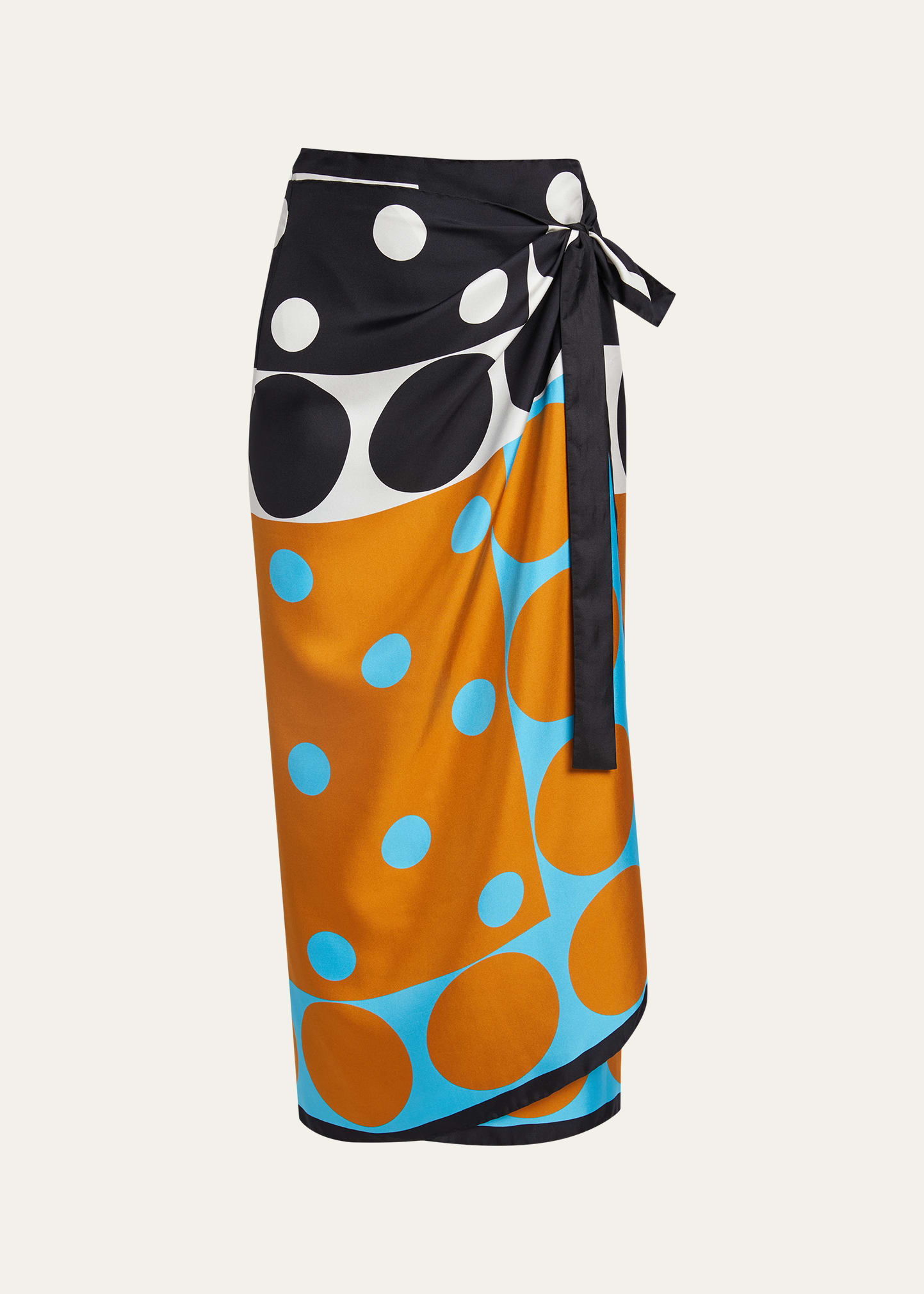 Dries Van Noten Scarfy Long Silk Wrap Skirt - Bergdorf Goodman