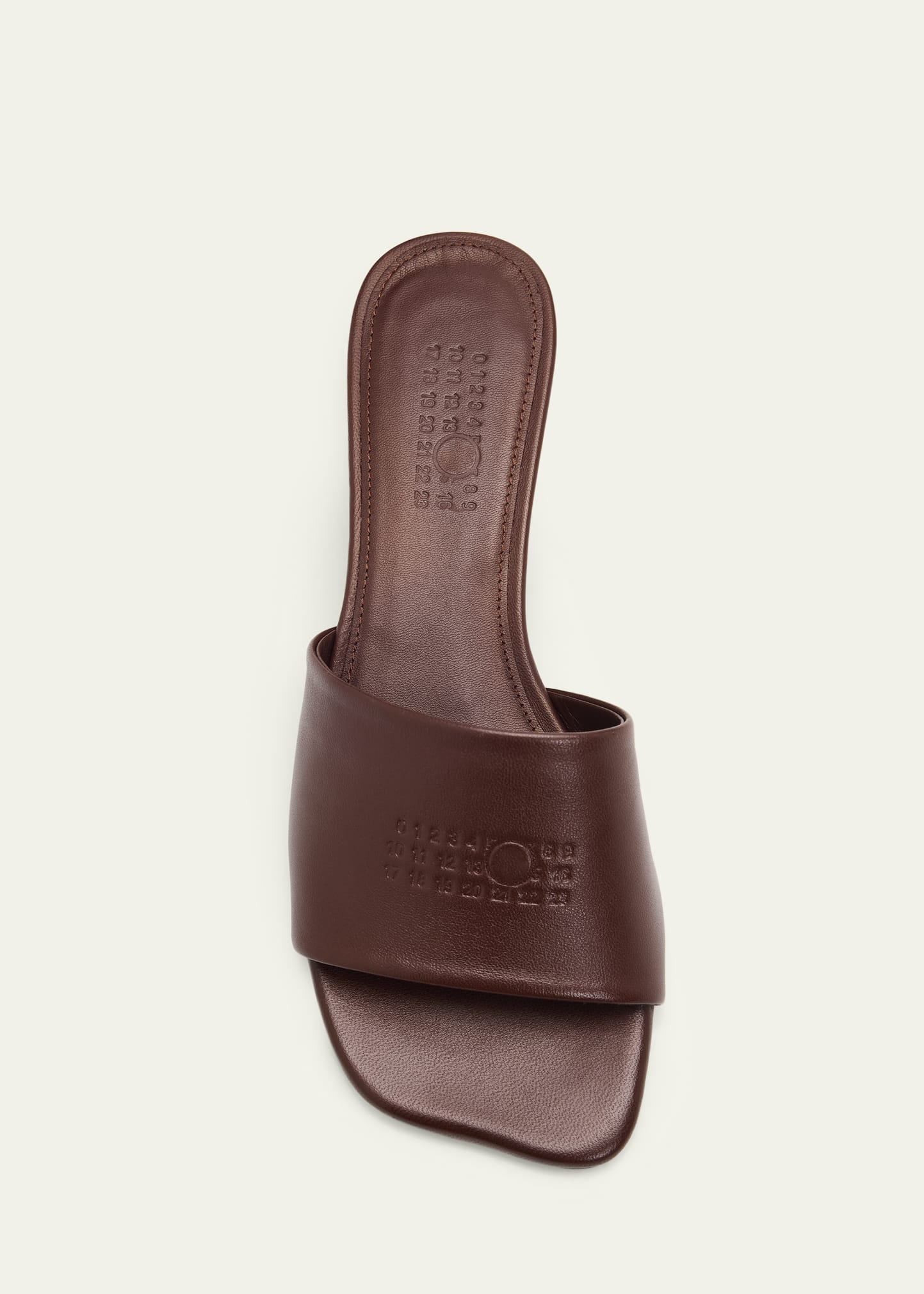 MM6 Maison Margiela 25mm Anatomic Leather Slide Sandals - Bergdorf
