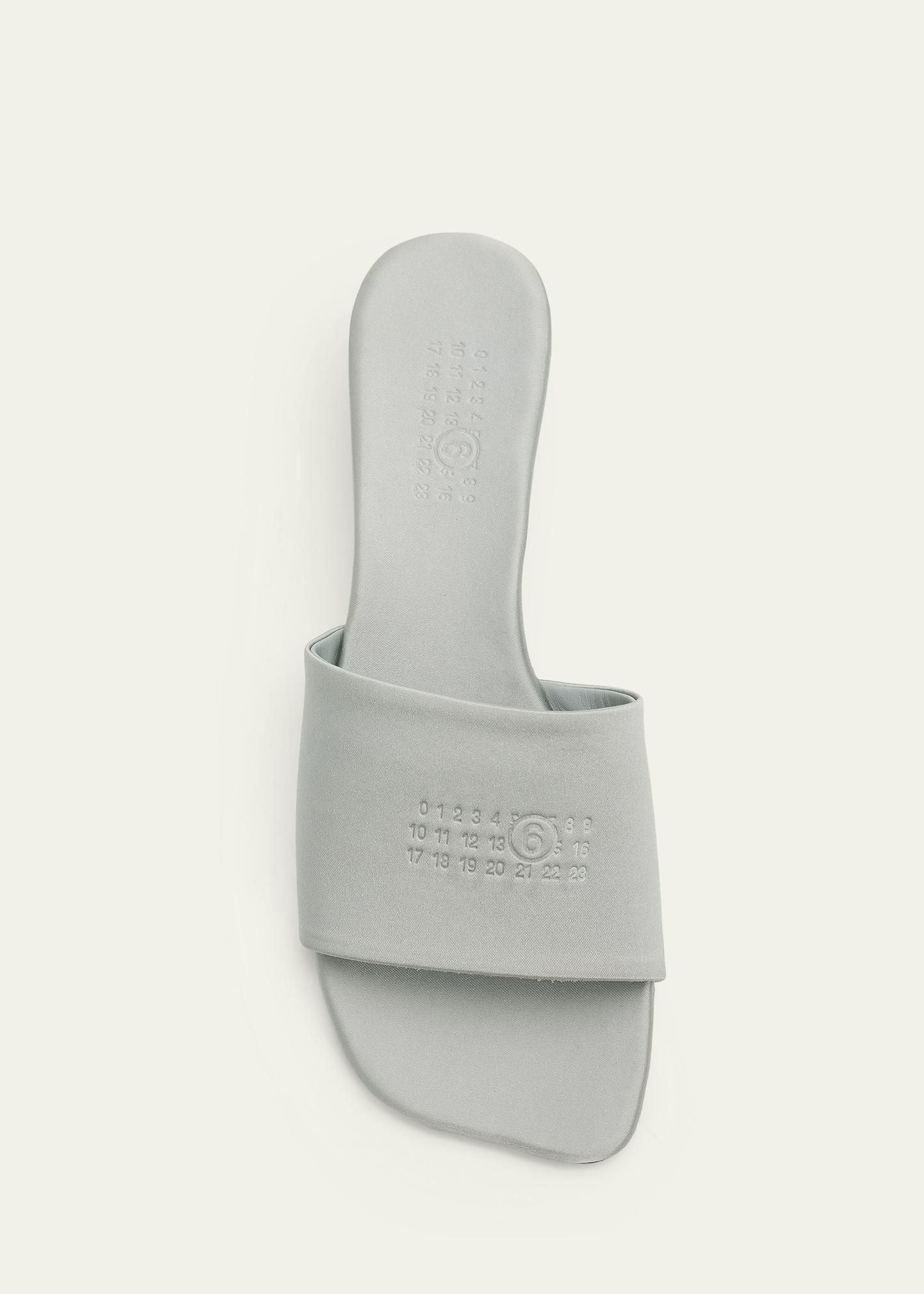 MM6 Maison Margiela 25mm Satin Mule Sandals - Bergdorf Goodman
