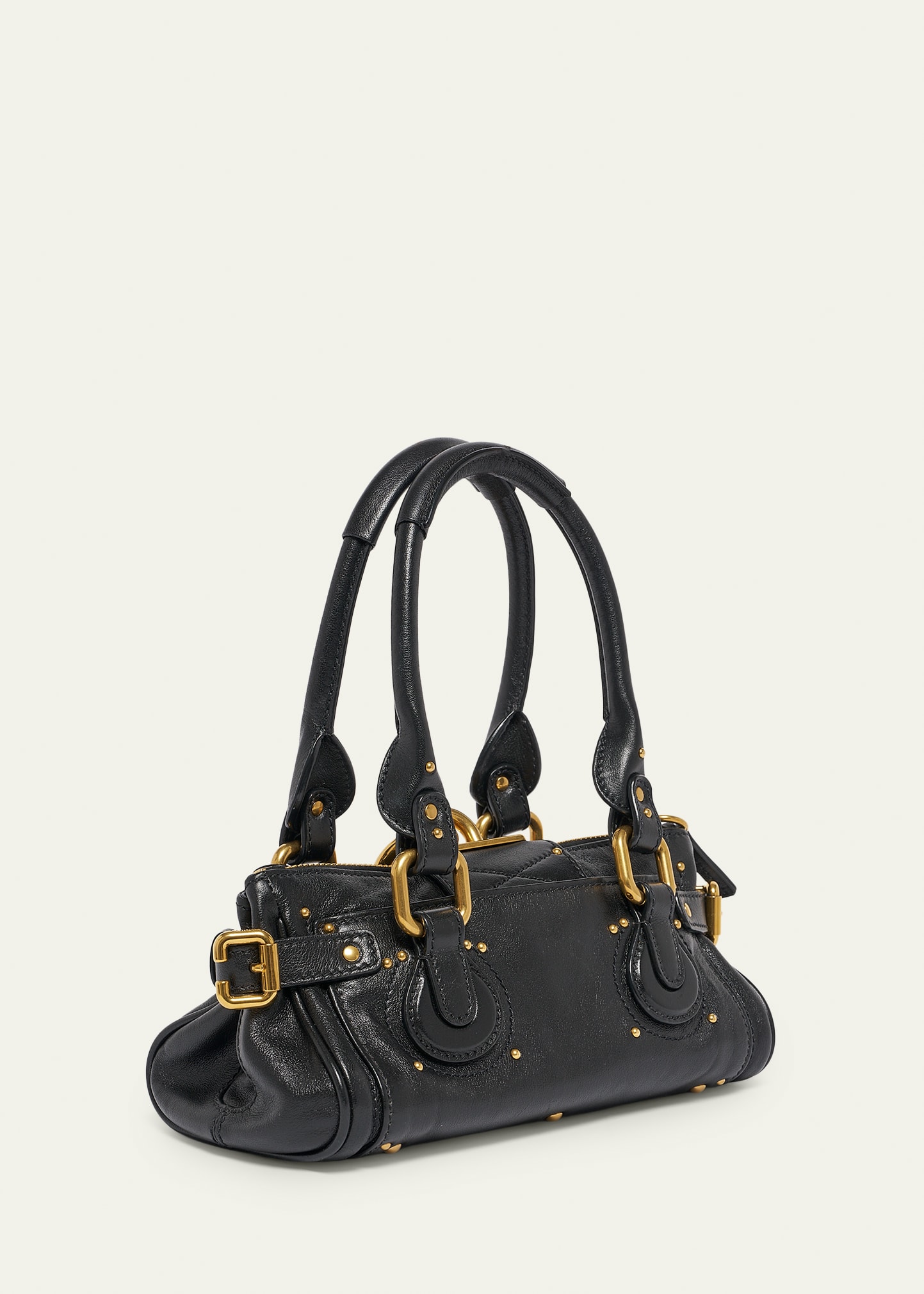 Chloe Small Paddington Padlock Shoulder Bag in Leather - Bergdorf