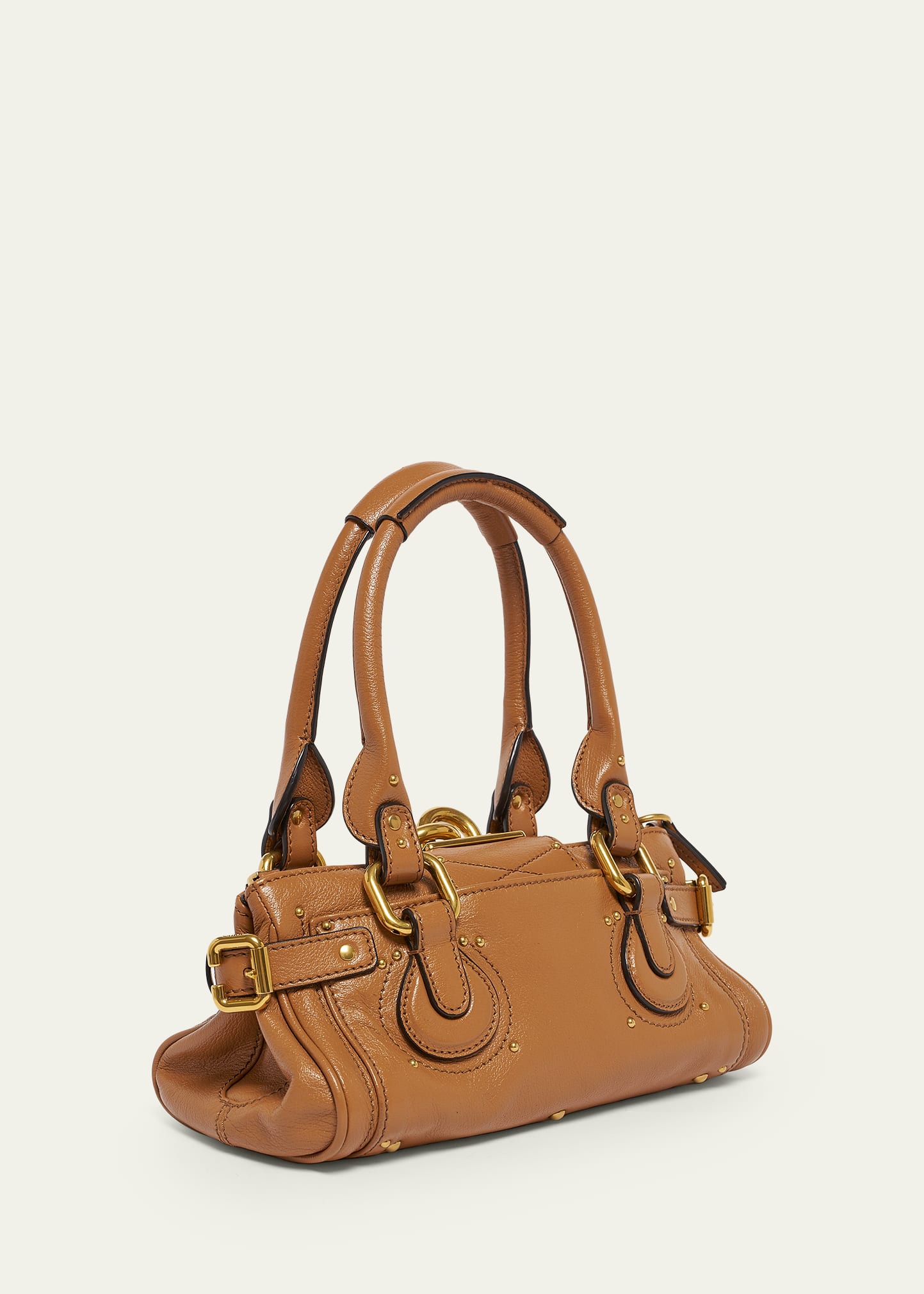 Chloe Small Paddington Padlock Shoulder Bag in Leather - Bergdorf