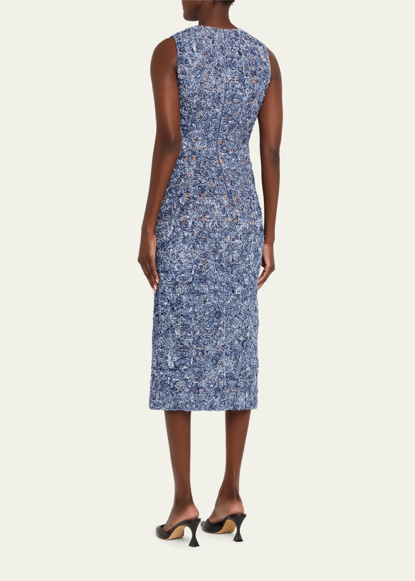 Slip Dress Michael Kors Chain Tie Dress Stretch Crepe Lace-Up Dress In  BLACK Sale Michael