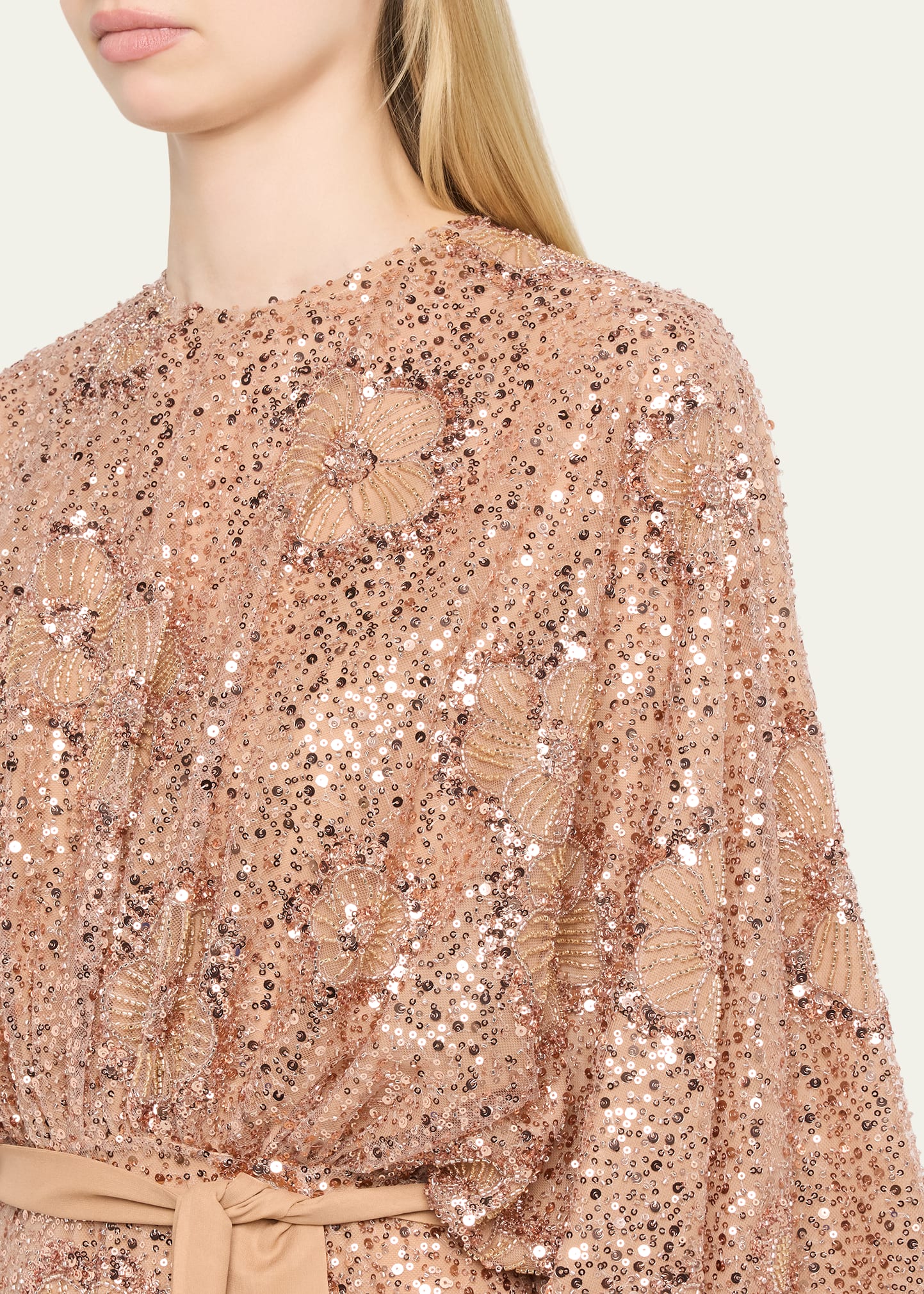 elliatt paige sequin mesh dress helloemilyg on LTK