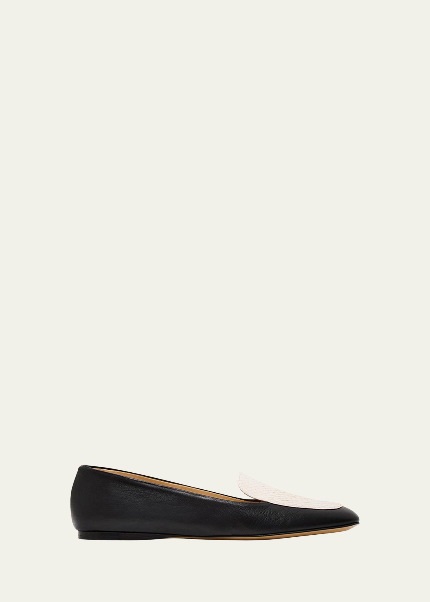 Gabriela Hearst Aveda Mixed Leather Loafers