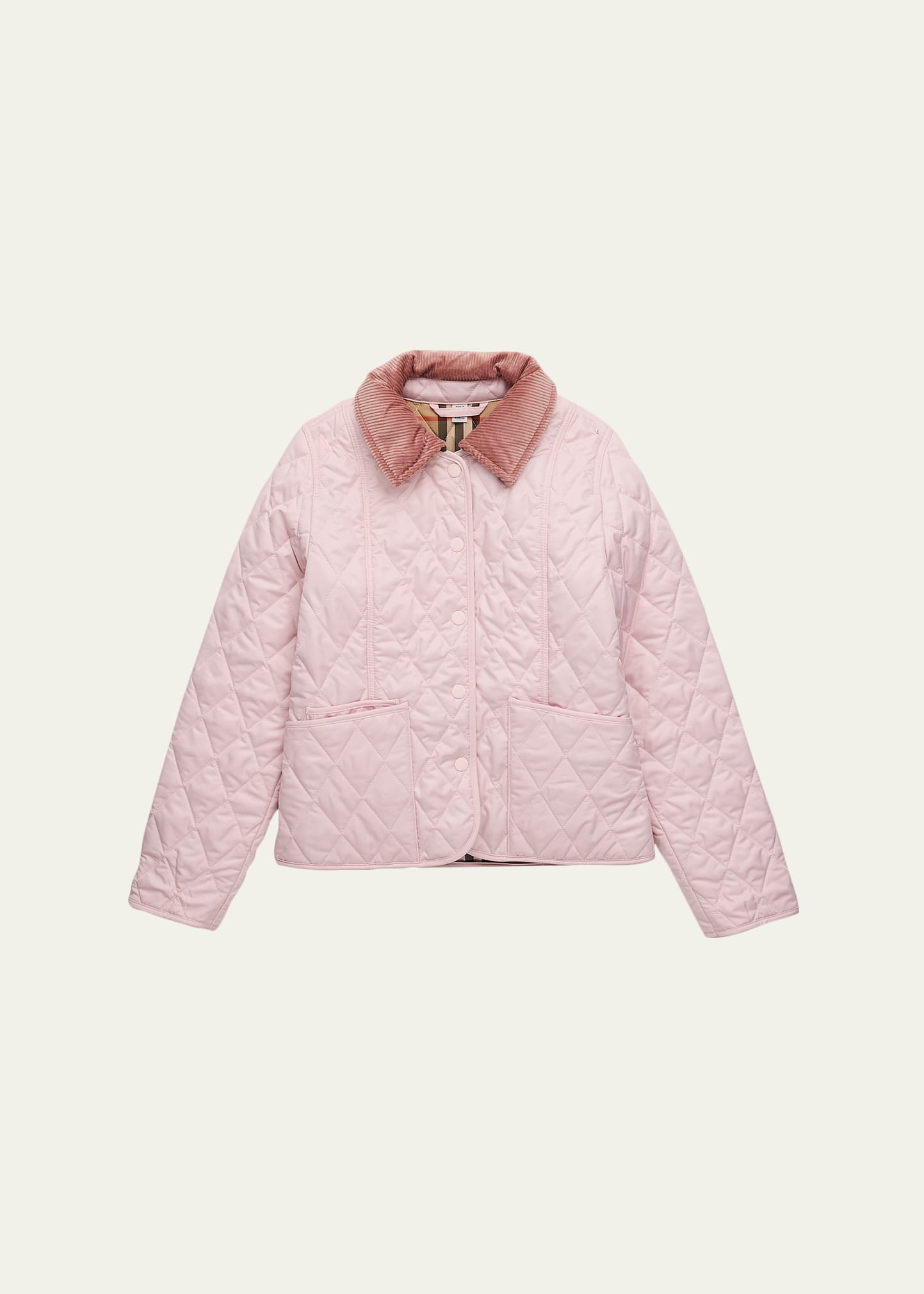 Burberry Kid's Quilted Barn Jacket, Size 3-14 - Bergdorf Goodman