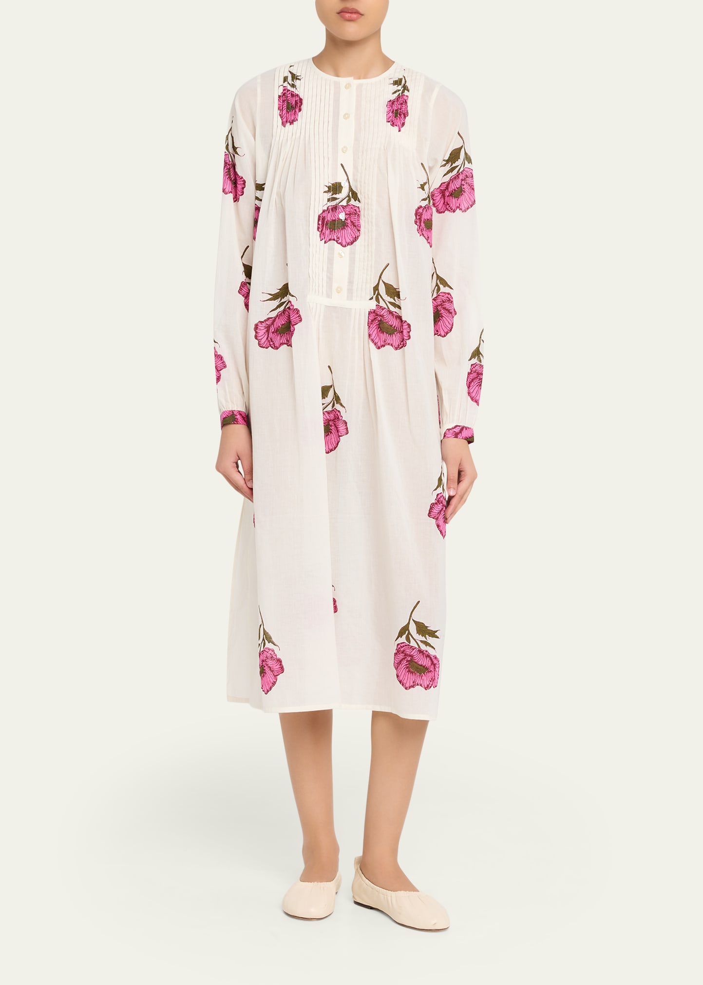 Alix of Bohemia Nyxe Fuchsia Poppy Midi Dress - Bergdorf Goodman