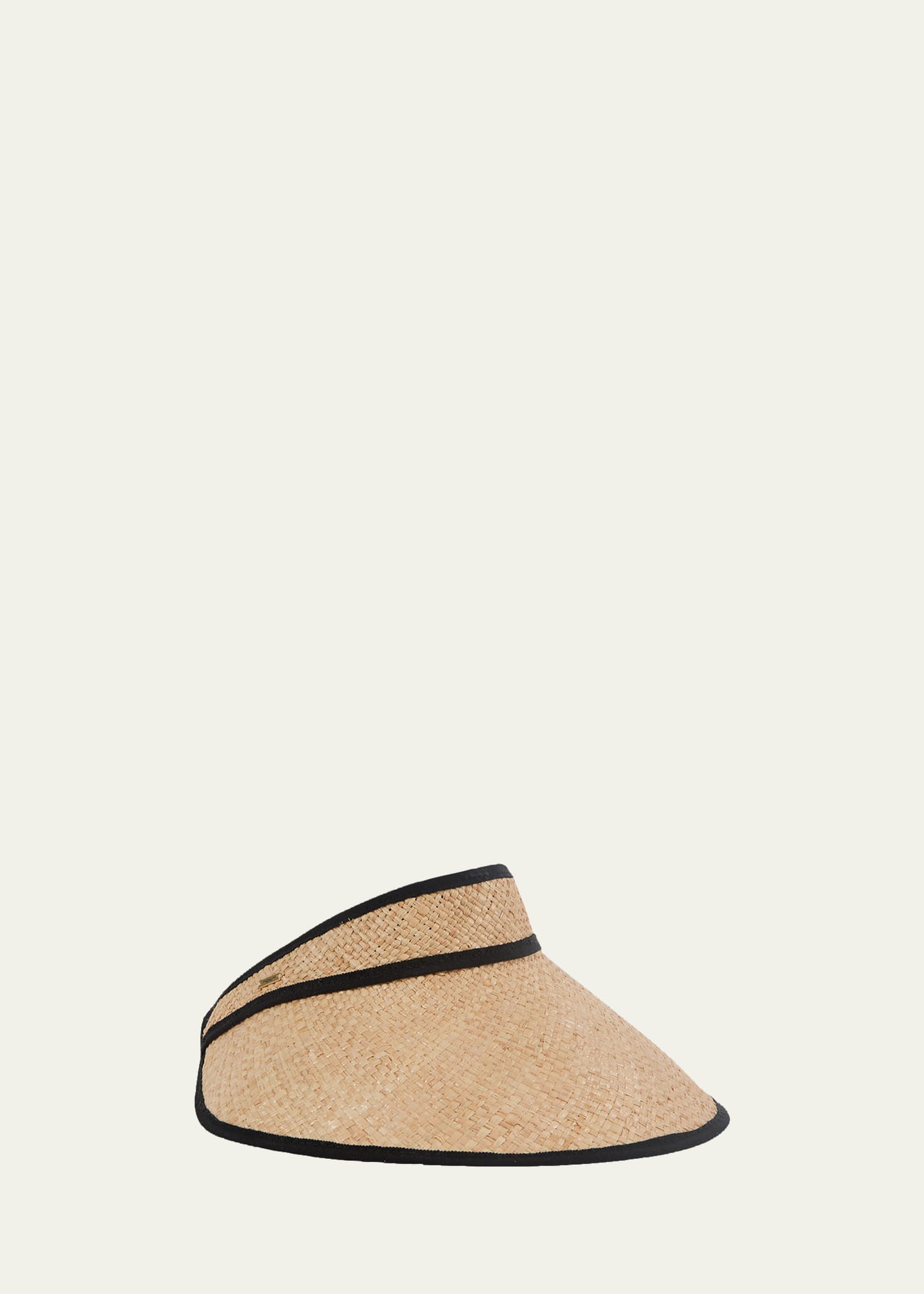 Eugenia Kim Trixie Raffia Sun Visor - Bergdorf Goodman