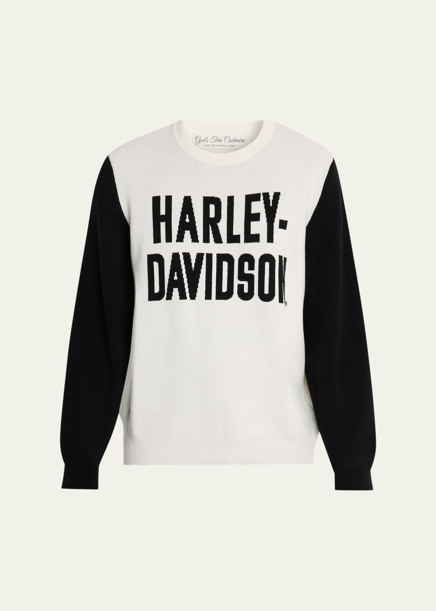 God's True Cashmere x Harley-Davidson Men's Milano Cashmere Logo