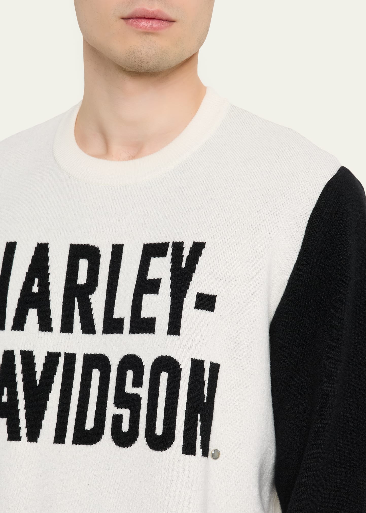 God's True Cashmere x Harley-Davidson Men's Milano Cashmere Logo