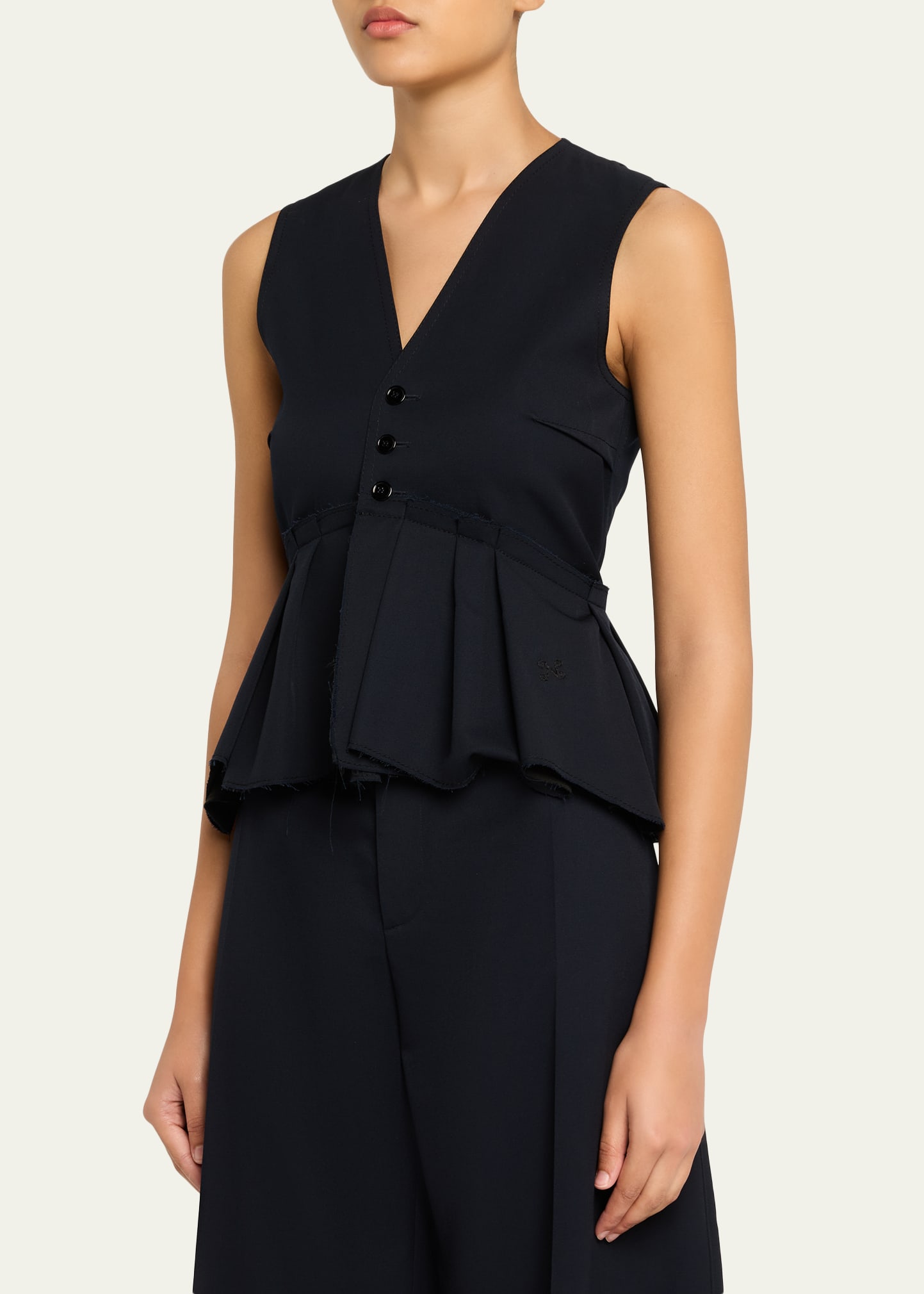 NACKIYE Bang Bang Peplum Vest - Bergdorf Goodman