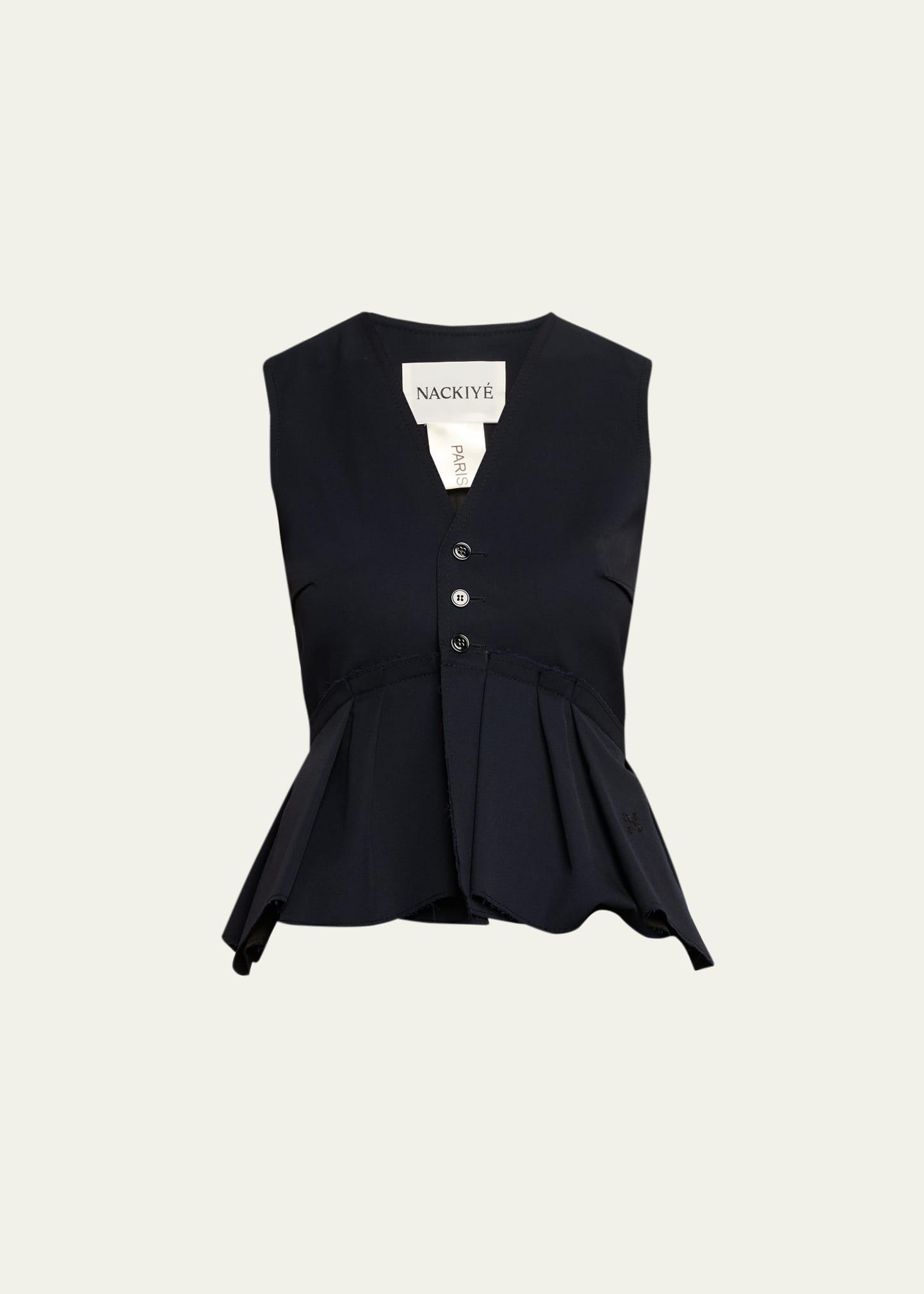 Heve Arch Peplum knit charcoal 新品タグ付 ヘイヴ NACKIYE Bang Bang Peplum Vest - Bergdorf Goodman