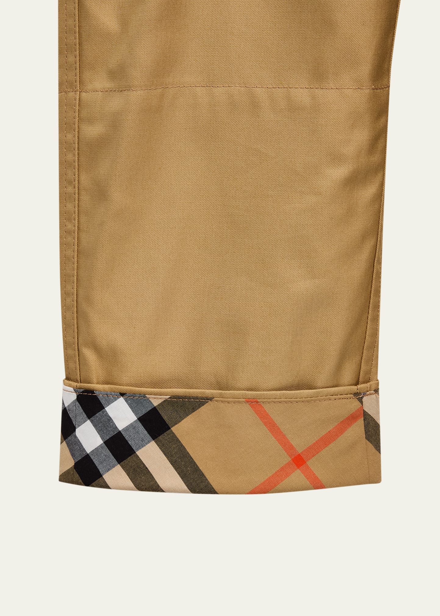 Burberry Boy's Sheldon Check Cotton Trousers, Size 3-14 - Bergdorf