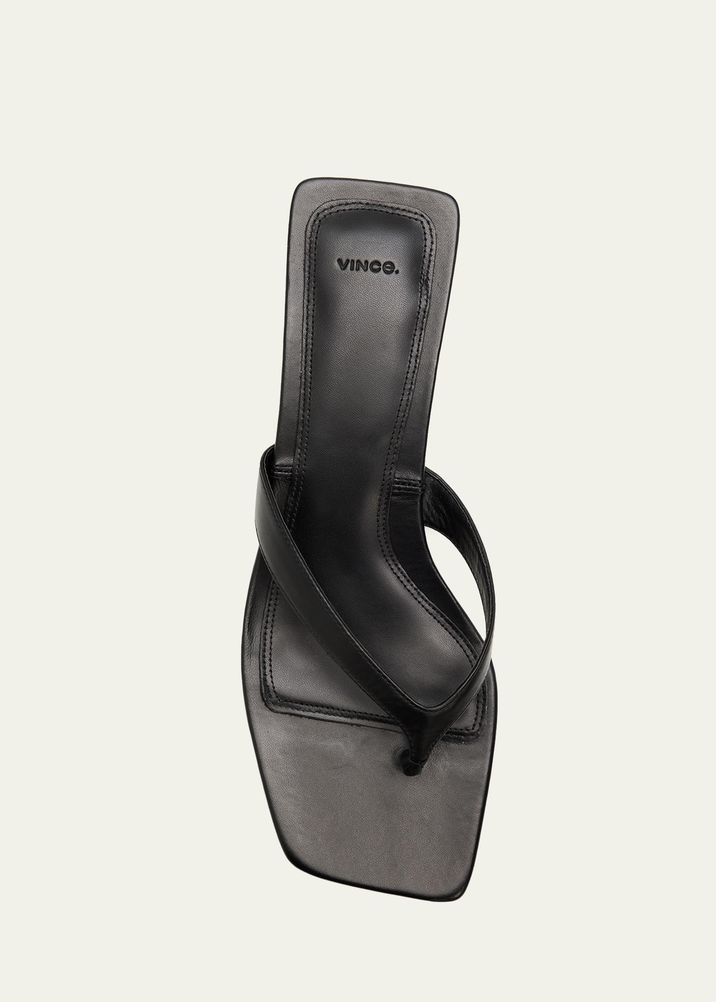 【美品】最終値下げTodayful Leather Thong Sandals Vince San Juan Leather Heeled Thong Sandals - Bergdorf Goodman