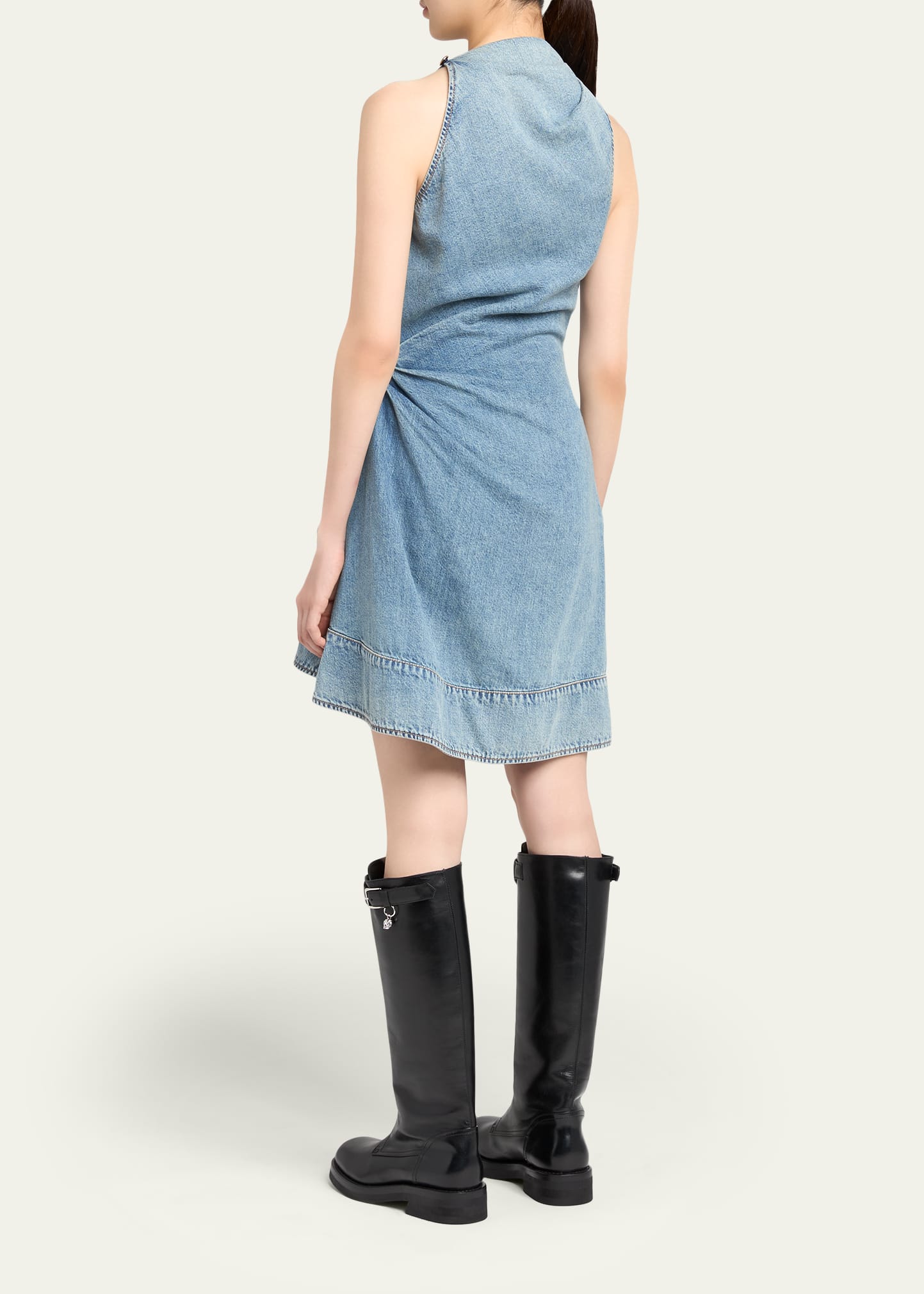 queencard denim dress ASOS LUXE - Denim Maxi Dress - Women - Cotton - 0 US