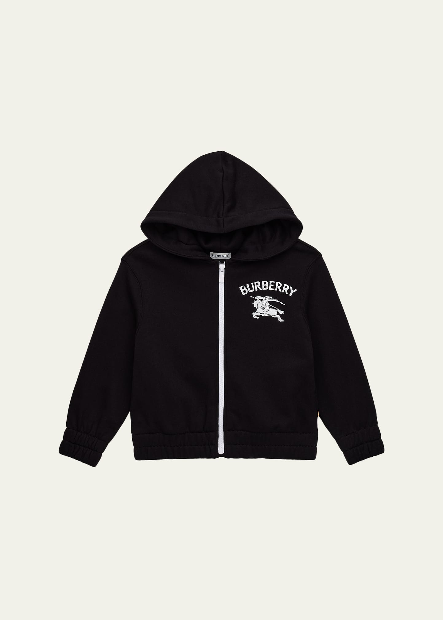 Burberry Boy's Clyde EKD Cotton Zip Hoodie, Size 4-14 - Bergdorf