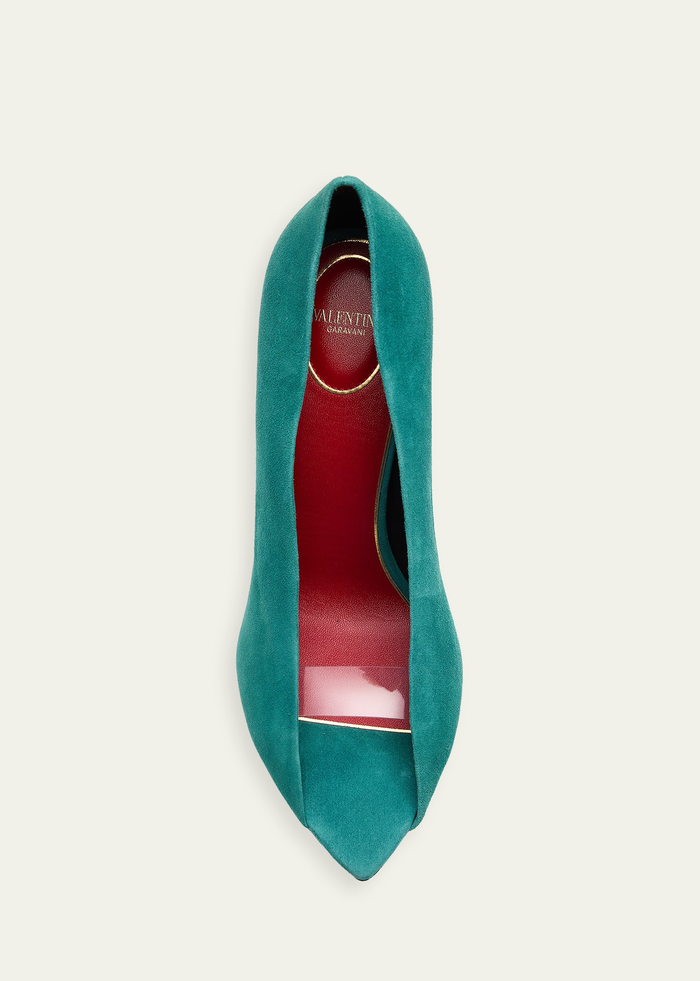 Valentino Garavani 105mm Open Toe Revele Suede Pumps - Bergdorf