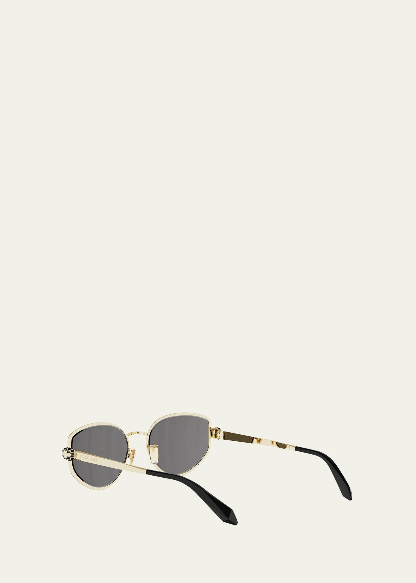 BVLGARI Serpenti Forever 55mm Oval Sunglasses - Bergdorf Goodman